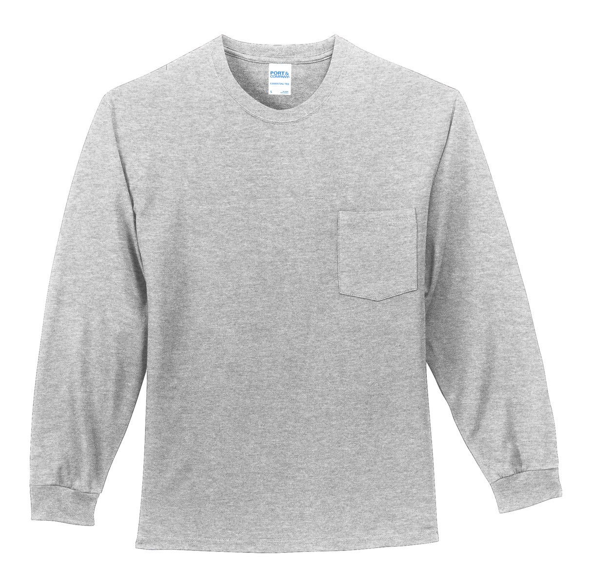 Port & Company® - Long Sleeve Essential Pocket Tee