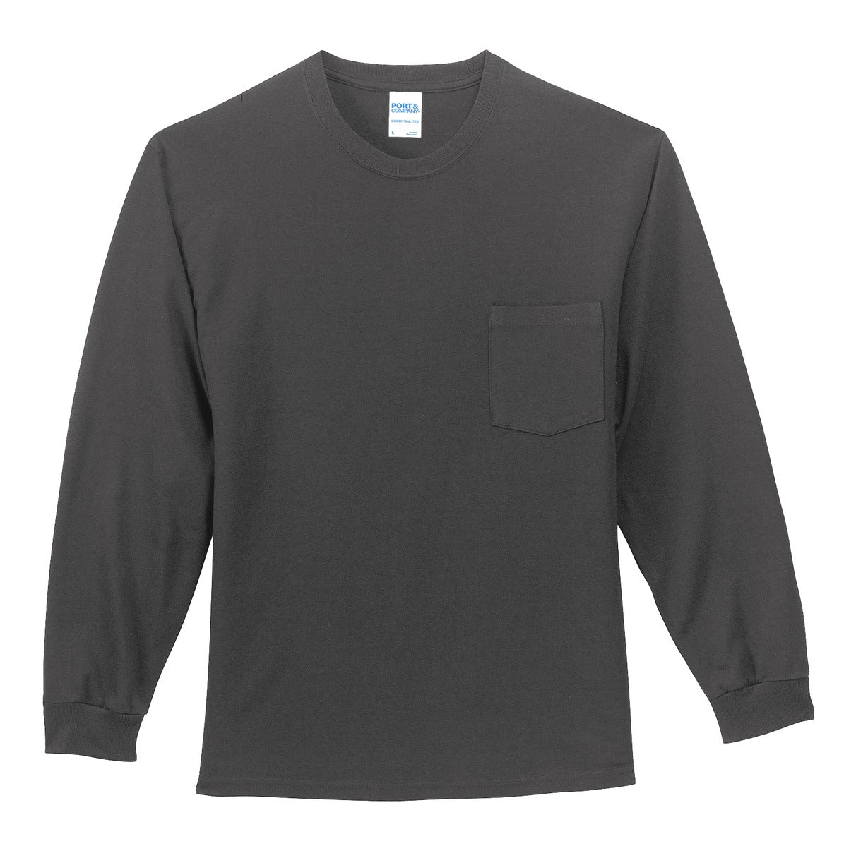 Port & Company® - Long Sleeve Essential Pocket Tee