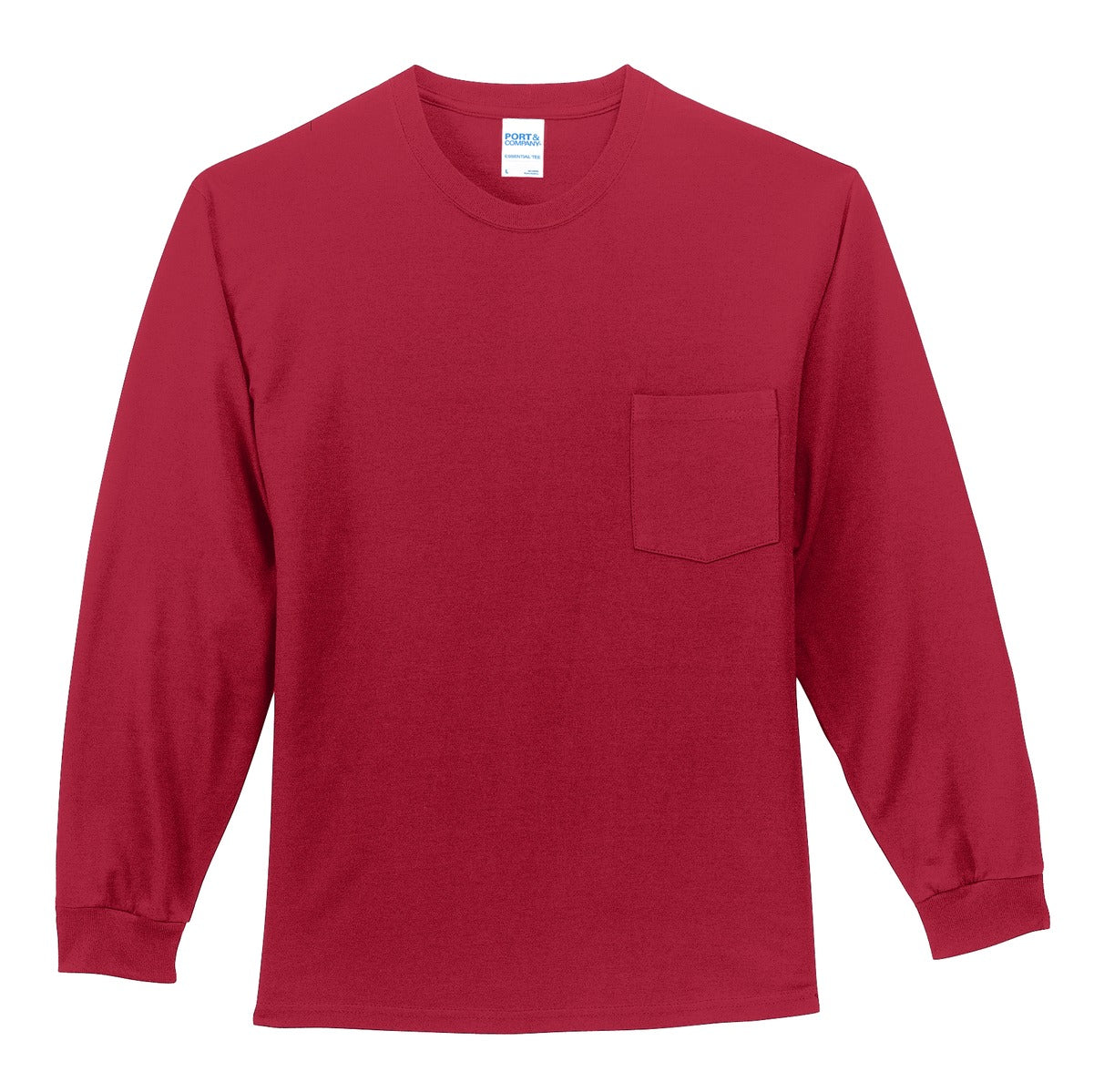Port & Company® - Long Sleeve Essential Pocket Tee