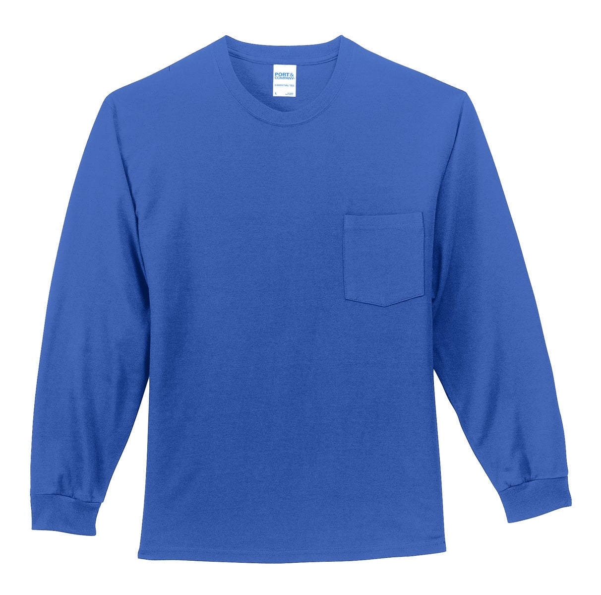 Port & Company® - Long Sleeve Essential Pocket Tee