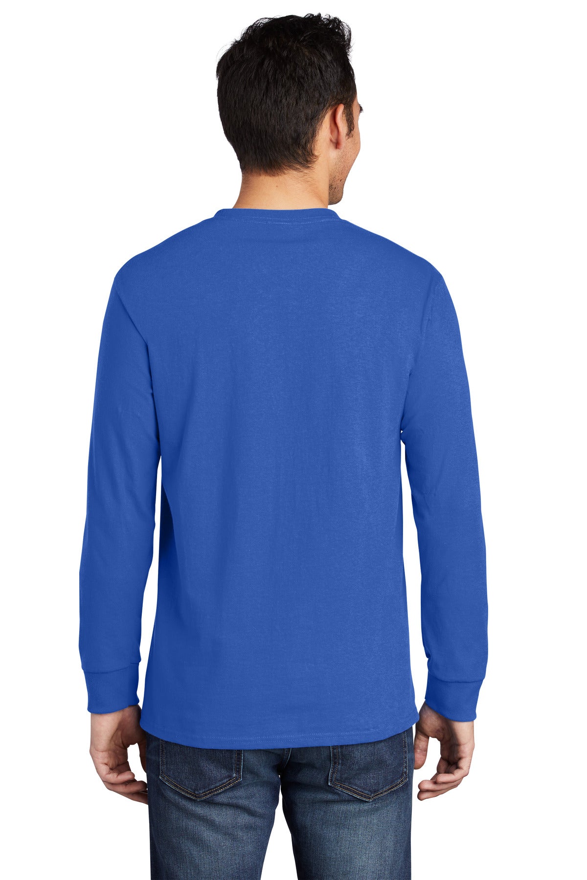 Port & Company® - Long Sleeve Essential Pocket Tee
