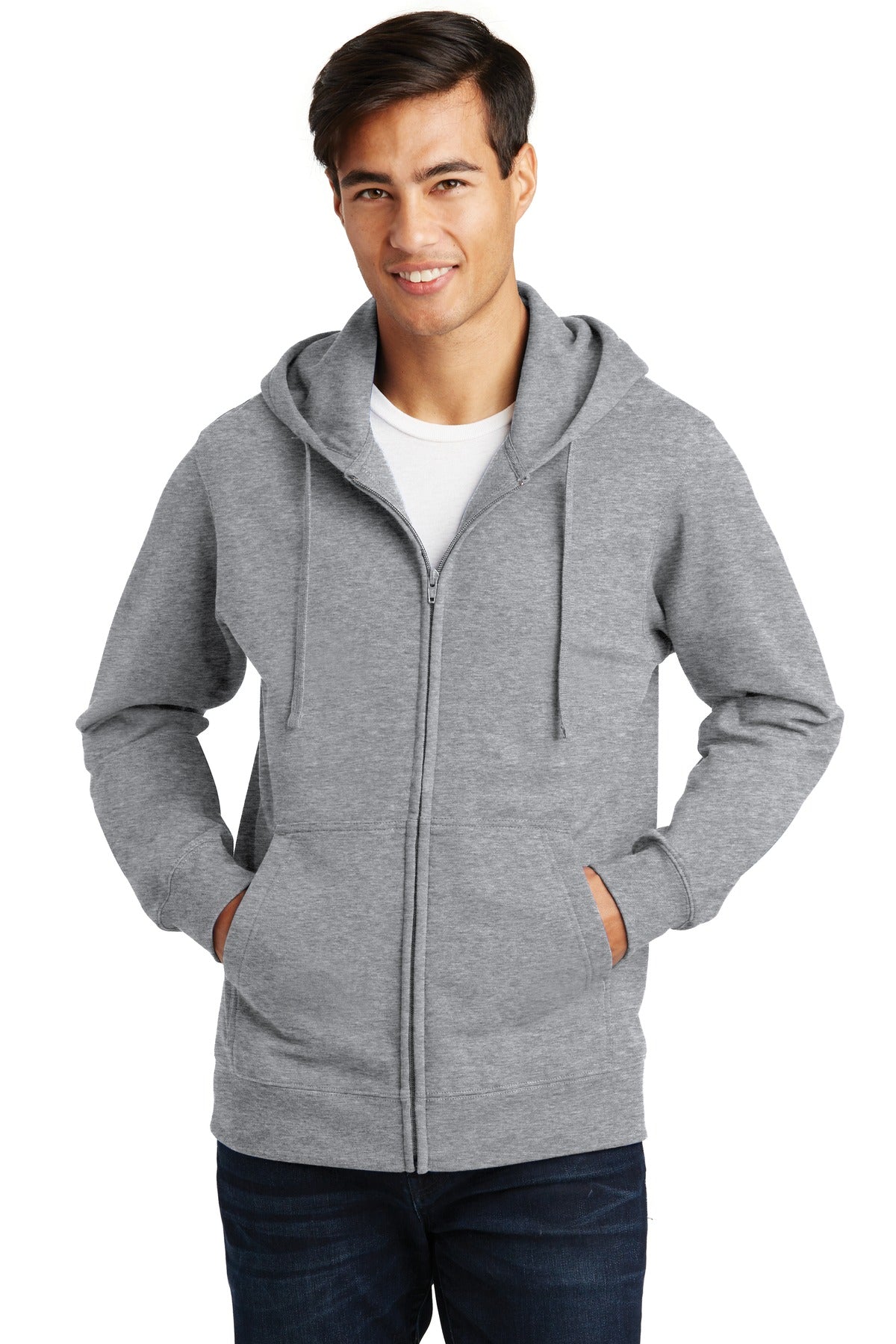 Port & Company® Fan Favorite Fleece Full-Zip Hooded Sweatshirt