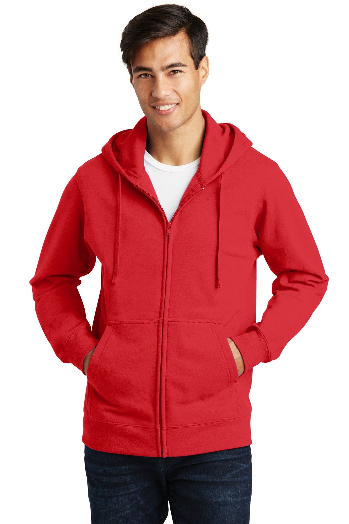 Port & Company® Fan Favorite Fleece Full-Zip Hooded Sweatshirt