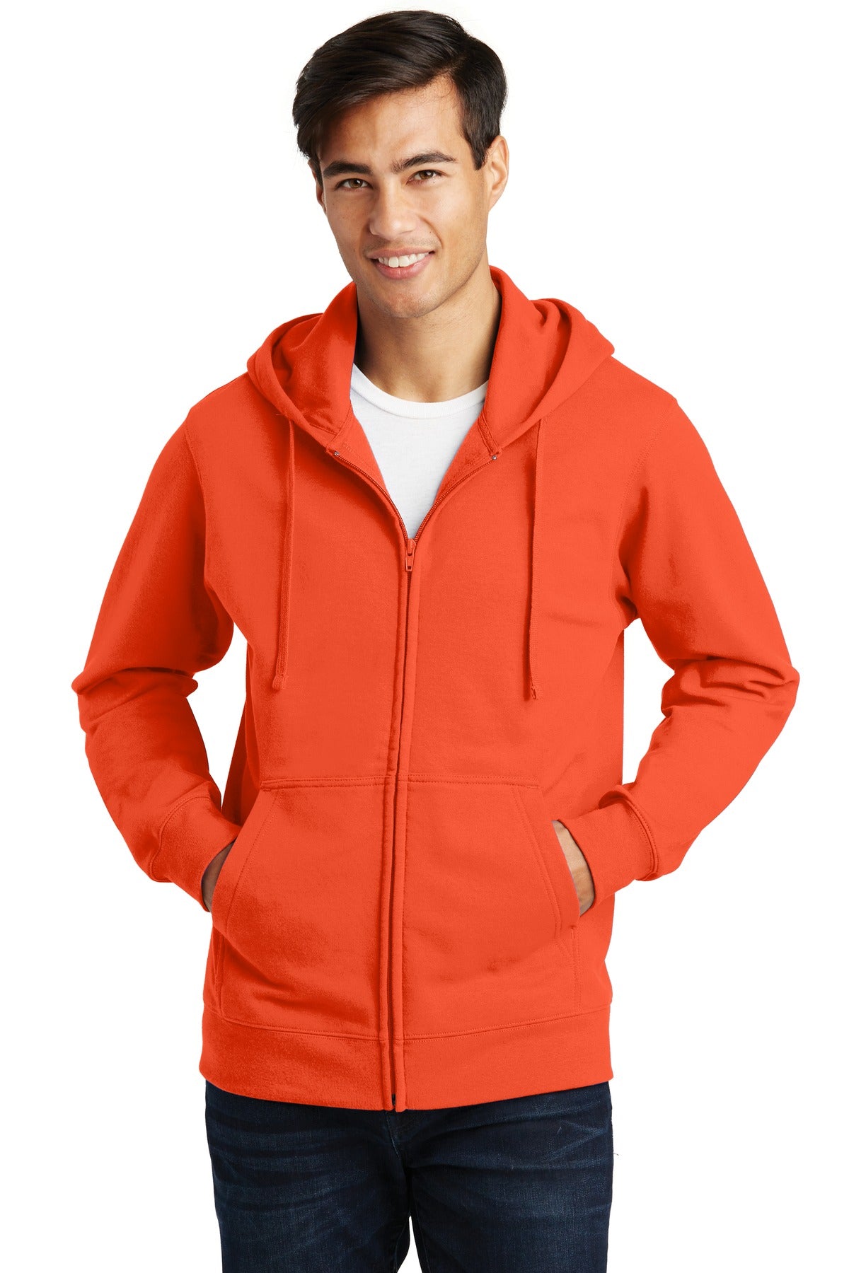 Port & Company® Fan Favorite Fleece Full-Zip Hooded Sweatshirt