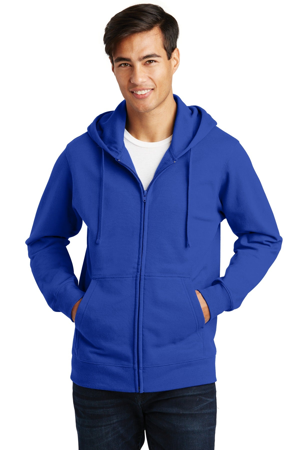 Port & Company® Fan Favorite Fleece Full-Zip Hooded Sweatshirt