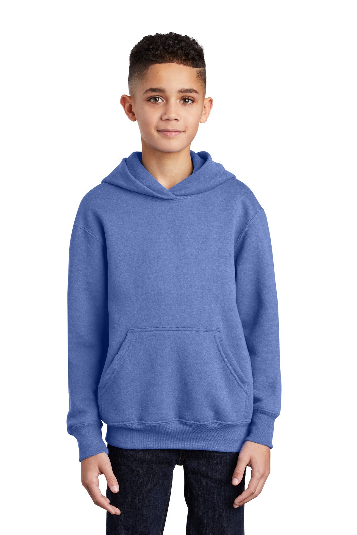 Port & Company® - Youth Core Fleece Pullover Hooded Sweatshirt (CORE COLORS)