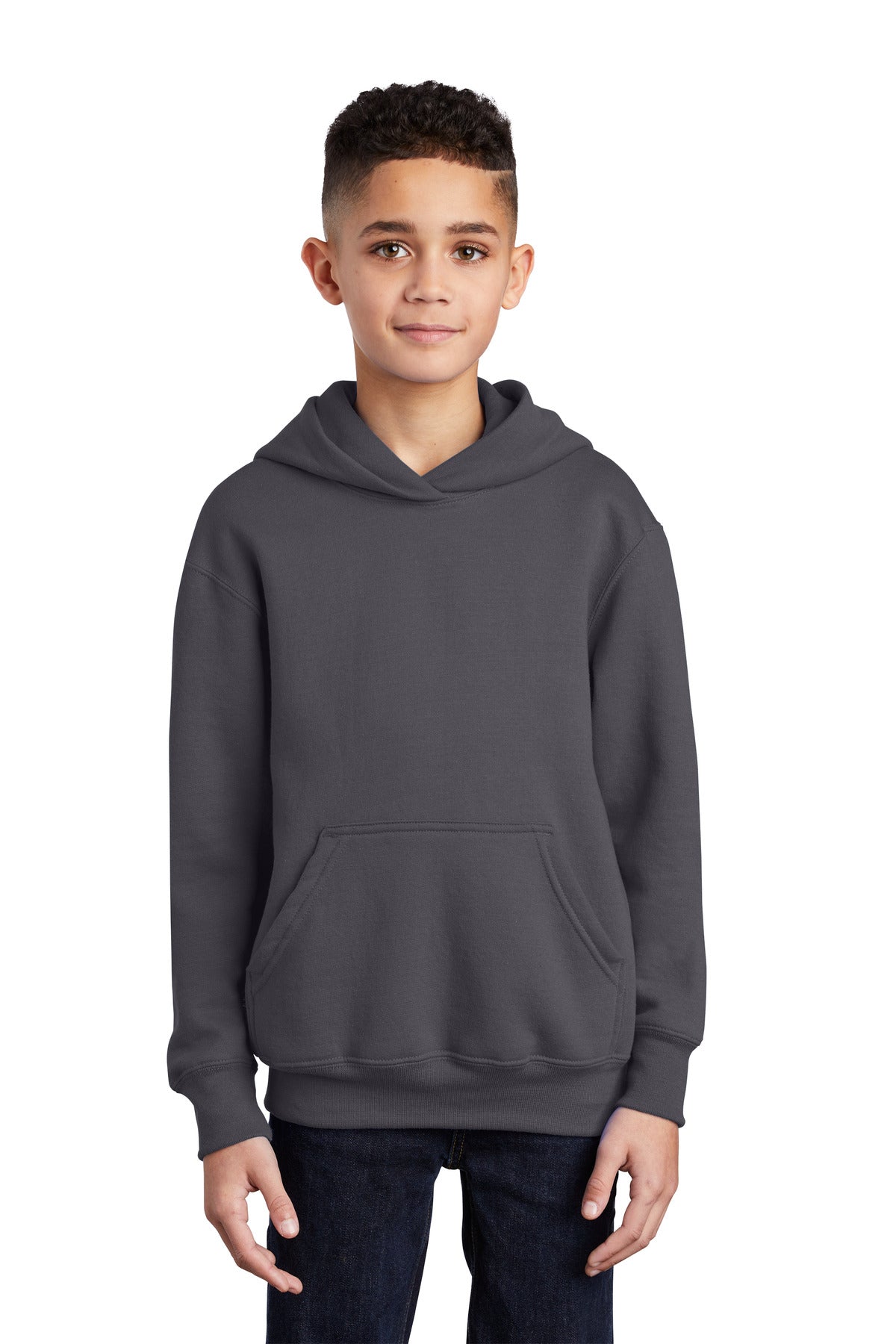 Port & Company® - Youth Core Fleece Pullover Hooded Sweatshirt (CORE COLORS)