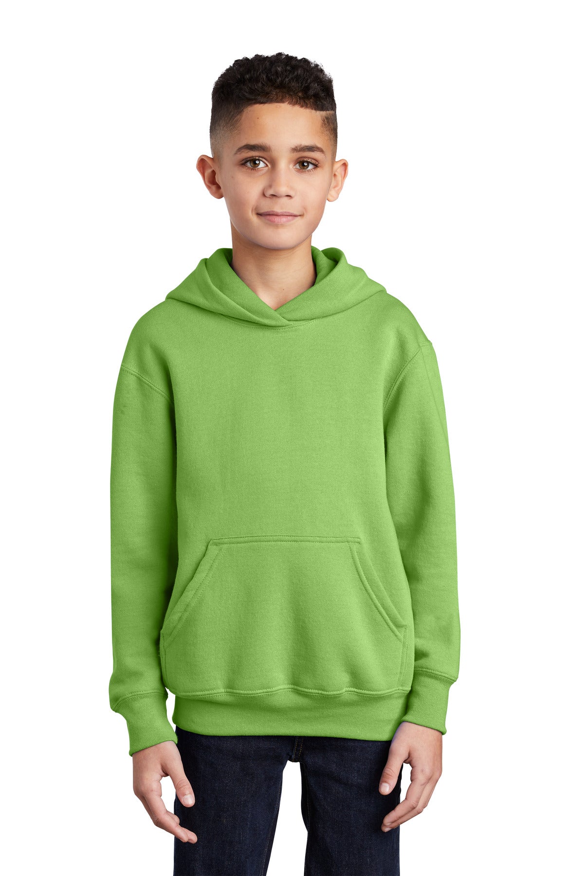 Port & Company® - Youth Core Fleece Pullover Hooded Sweatshirt (CORE COLORS)