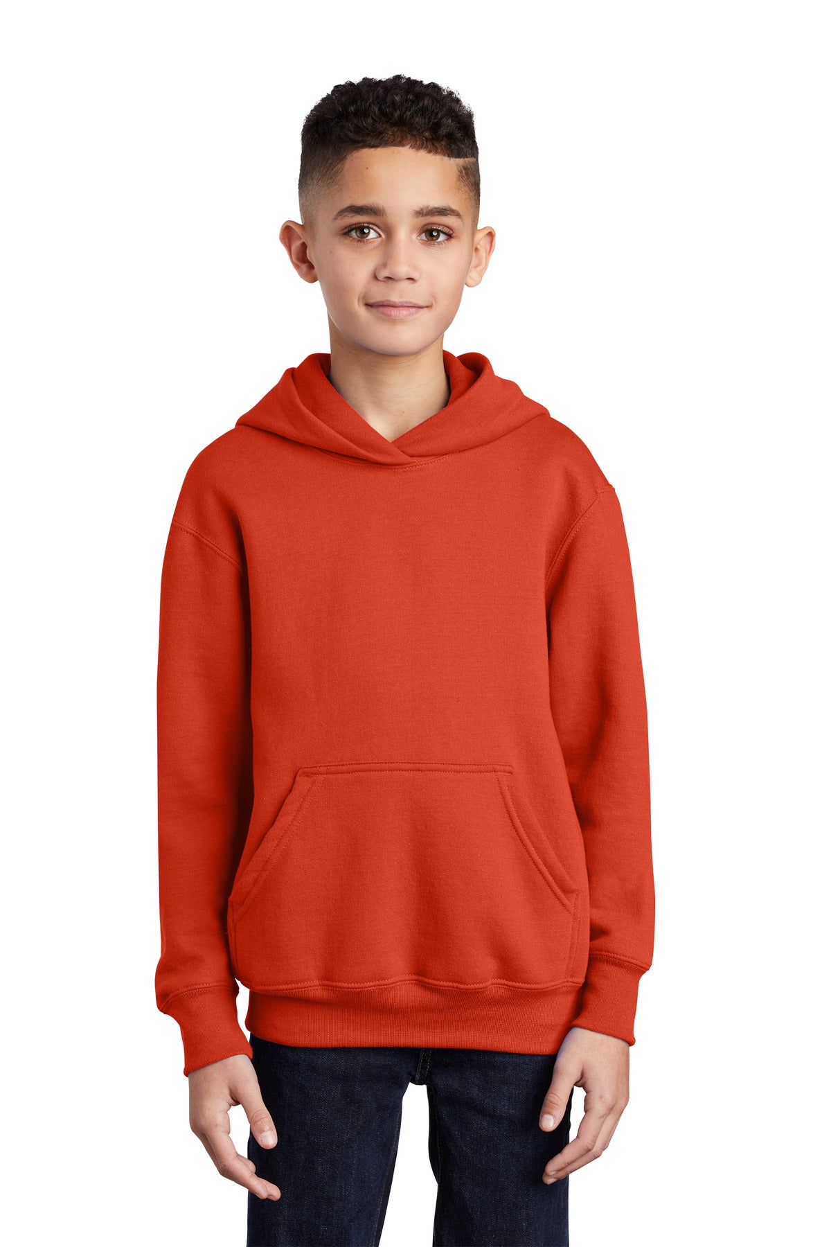 Port & Company® - Youth Core Fleece Pullover Hooded Sweatshirt (CORE COLORS)