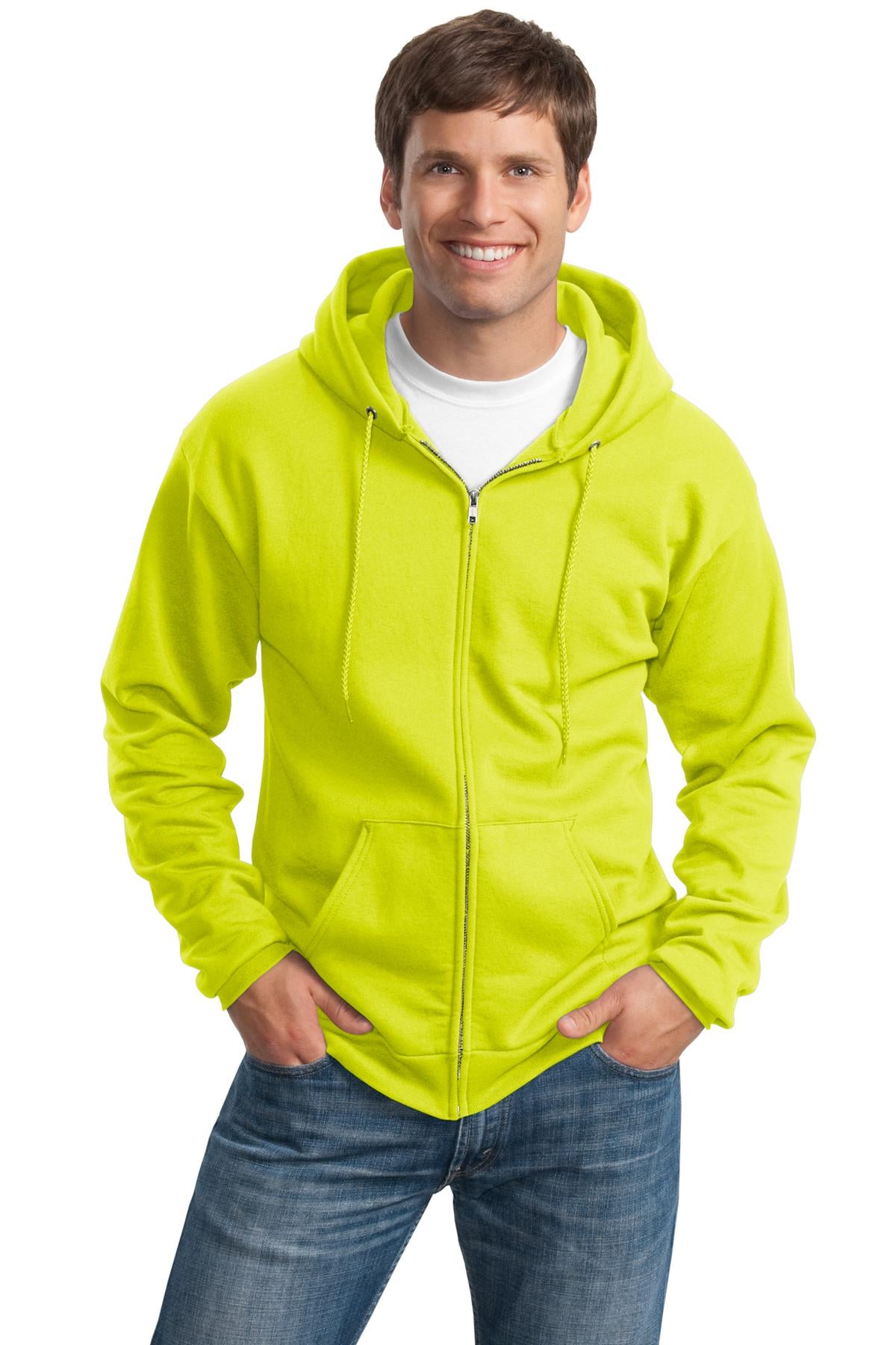 Port & Company® Tall Essential Fleece Full-Zip Hooded Sweatshirt