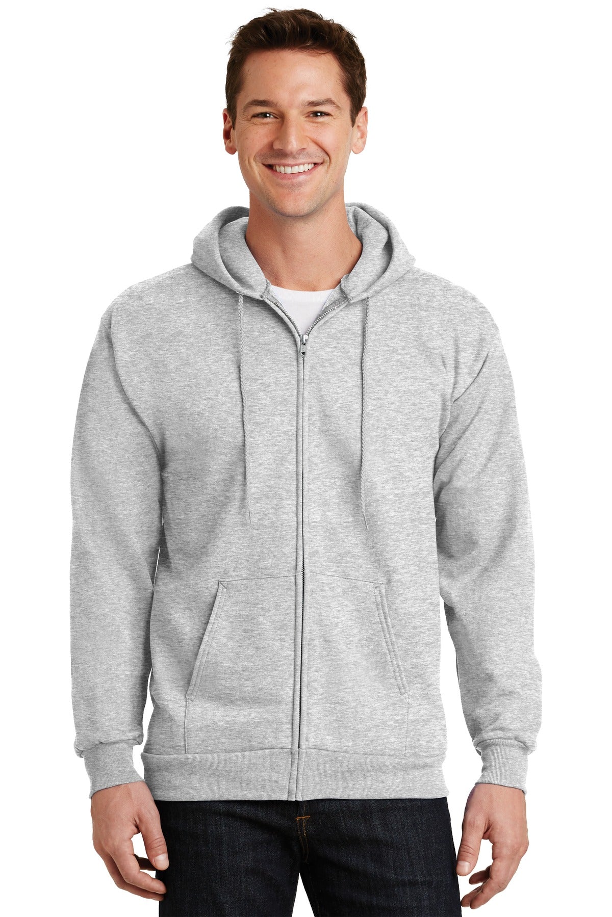 Port & Company® - Essential Fleece Full-Zip Hooded Sweatshirt