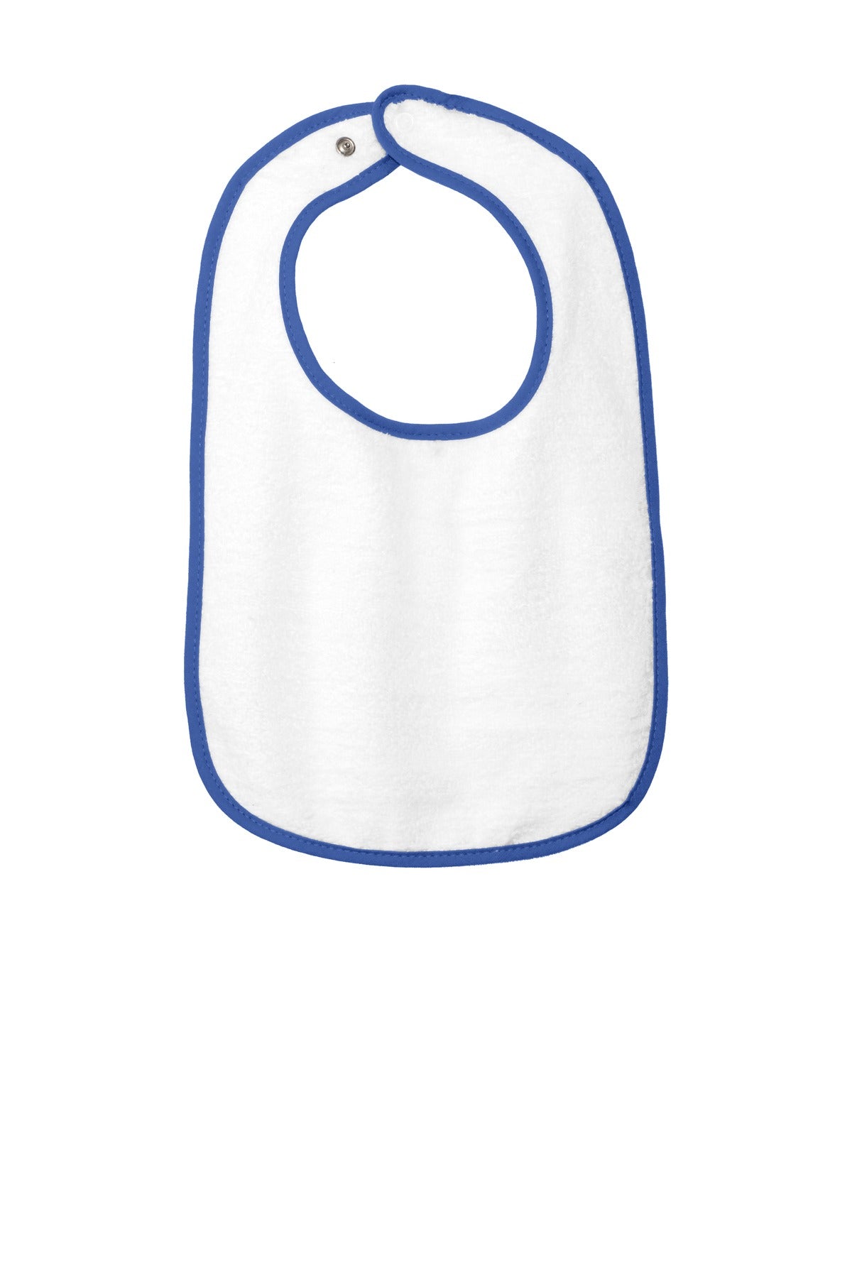 Rabbit Skins Infant Contrast Trim Terry Bib