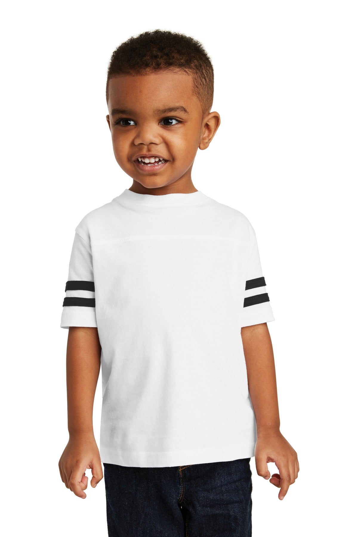 Rabbit Skins Toddler Football Fine Jersey Tee
