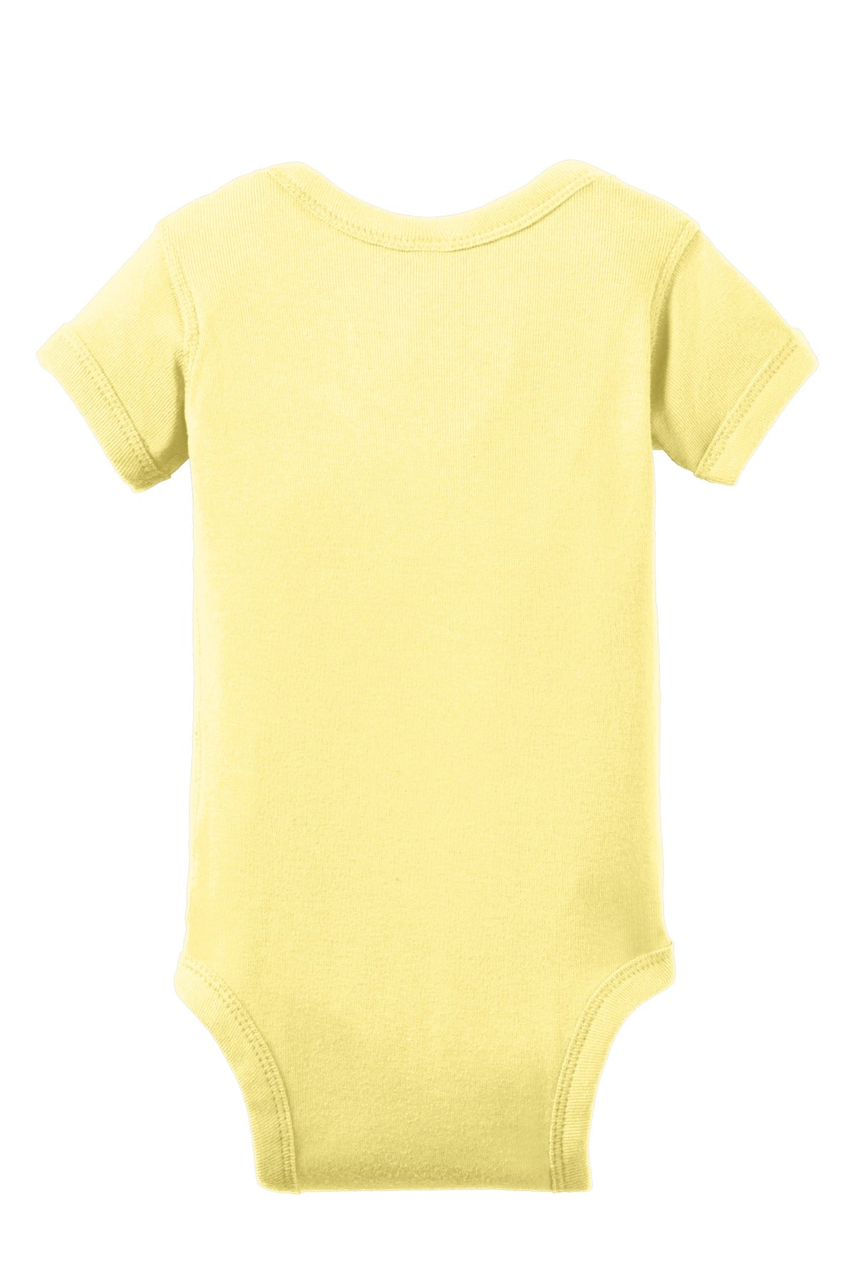Rabbit Skins Infant Short Sleeve Baby Rib Bodysuit