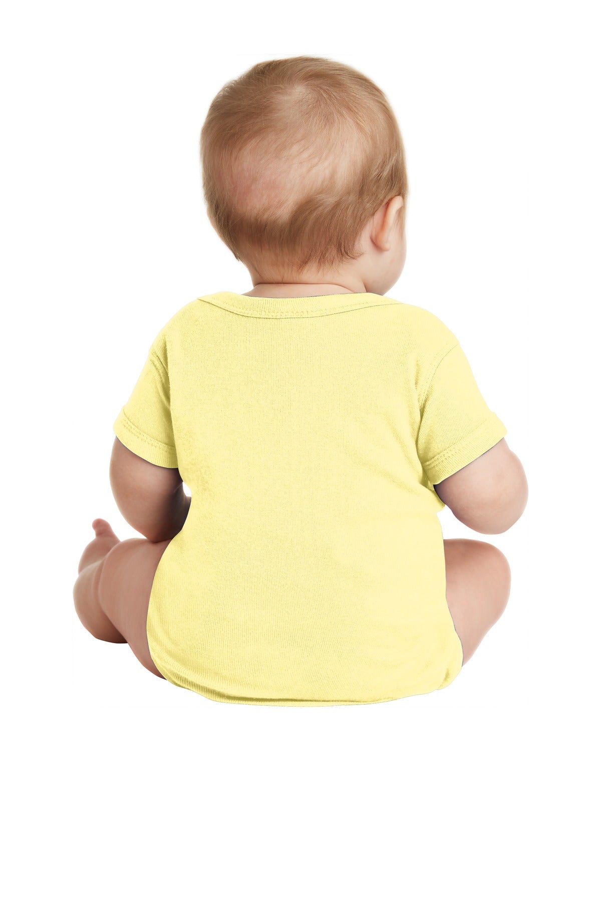 Rabbit Skins Infant Short Sleeve Baby Rib Bodysuit