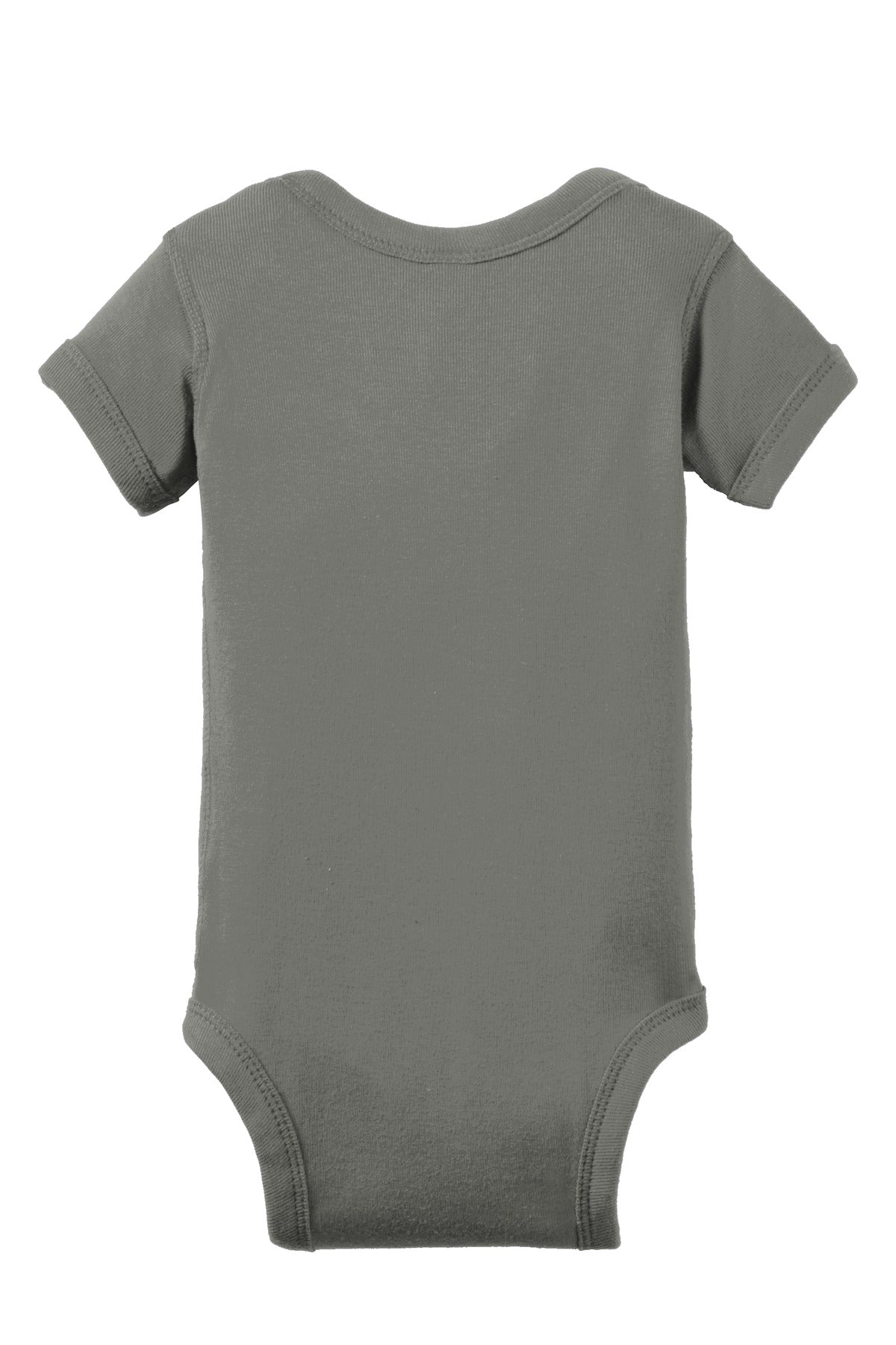 Rabbit Skins Infant Short Sleeve Baby Rib Bodysuit
