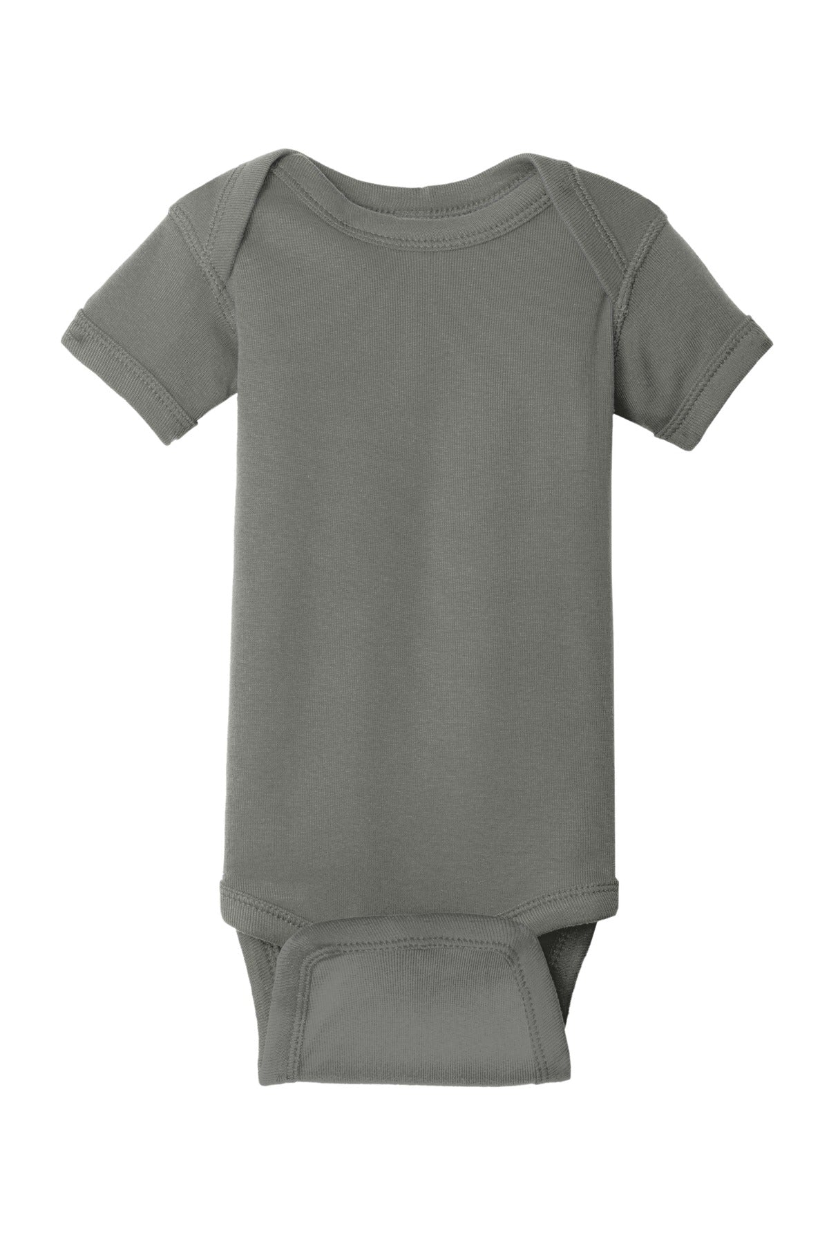 Rabbit Skins Infant Short Sleeve Baby Rib Bodysuit