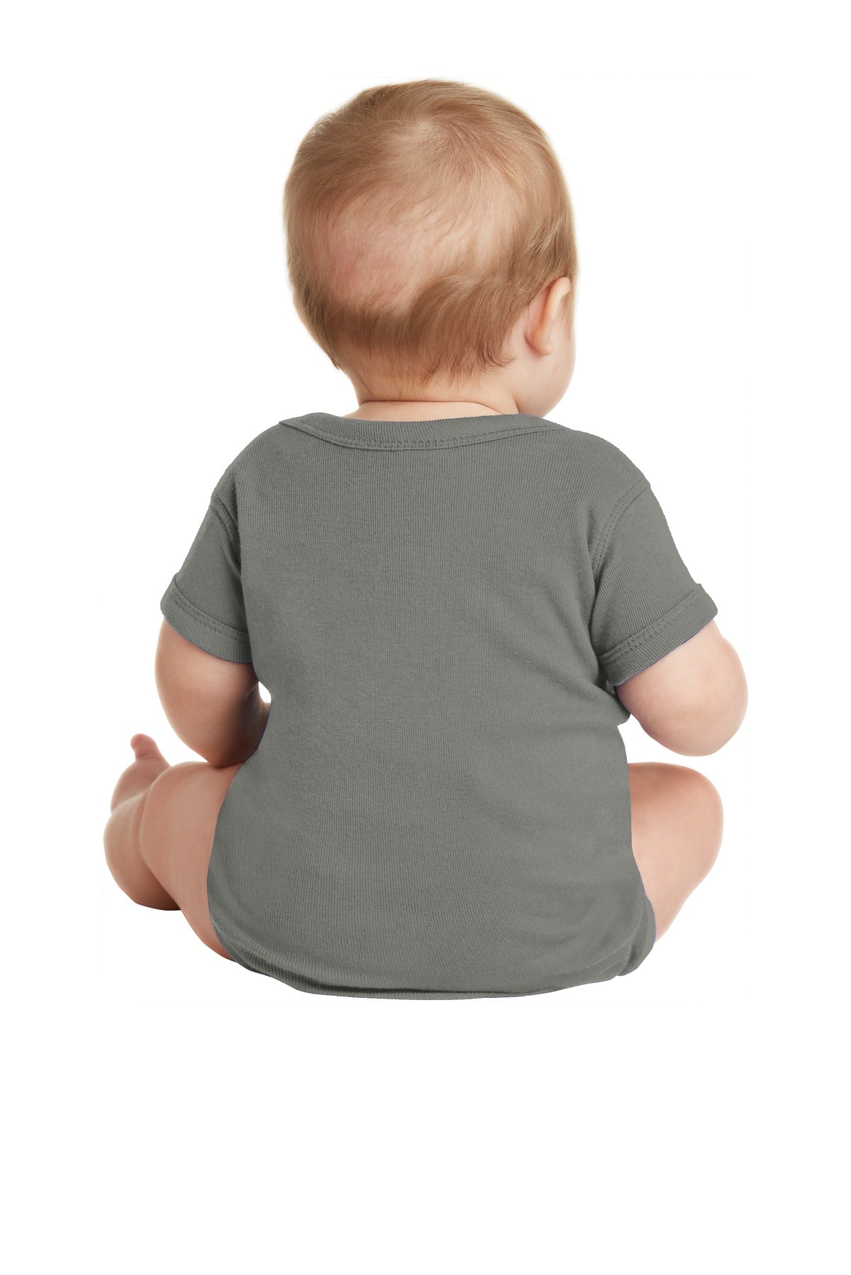 Rabbit Skins Infant Short Sleeve Baby Rib Bodysuit