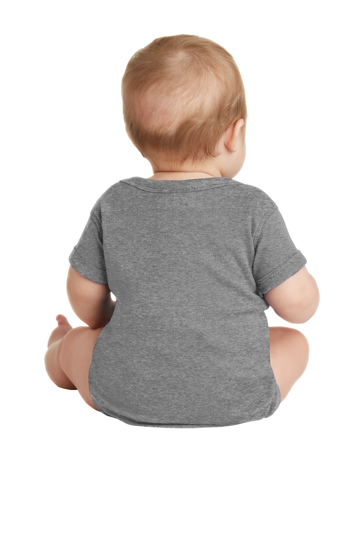 Rabbit Skins Infant Short Sleeve Baby Rib Bodysuit