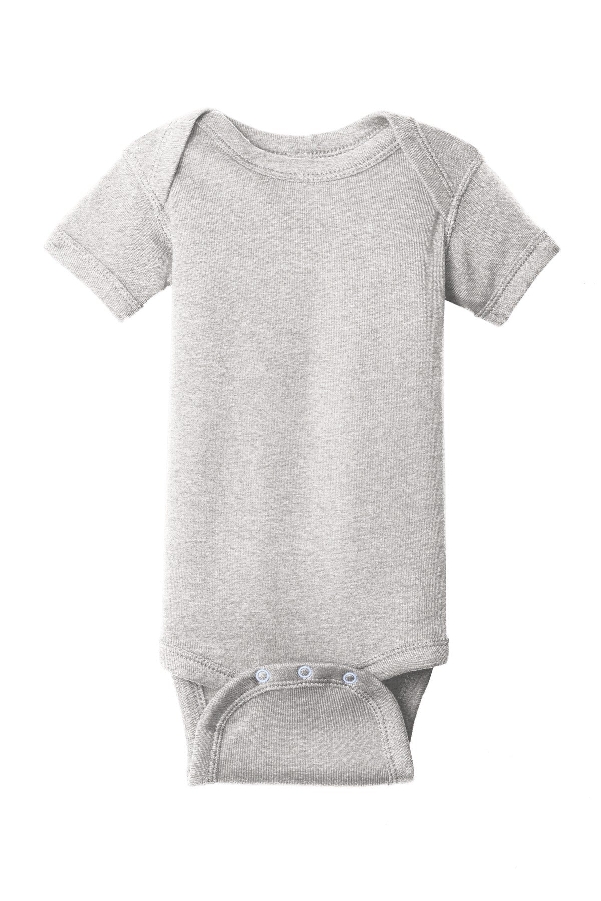 Rabbit Skins Infant Short Sleeve Baby Rib Bodysuit