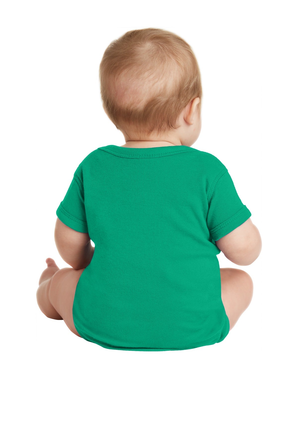 Rabbit Skins Infant Short Sleeve Baby Rib Bodysuit
