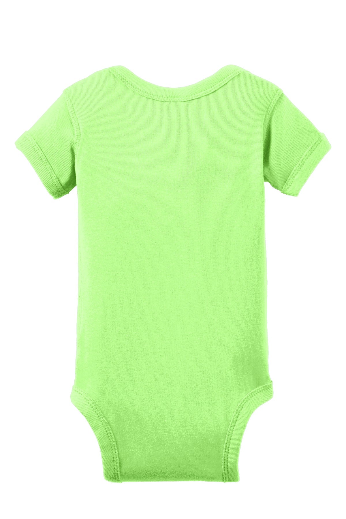 Rabbit Skins Infant Short Sleeve Baby Rib Bodysuit