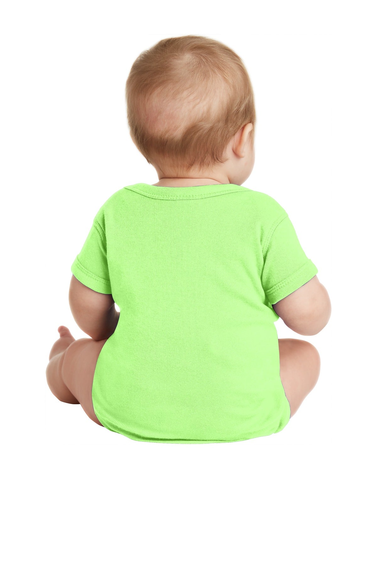 Rabbit Skins Infant Short Sleeve Baby Rib Bodysuit