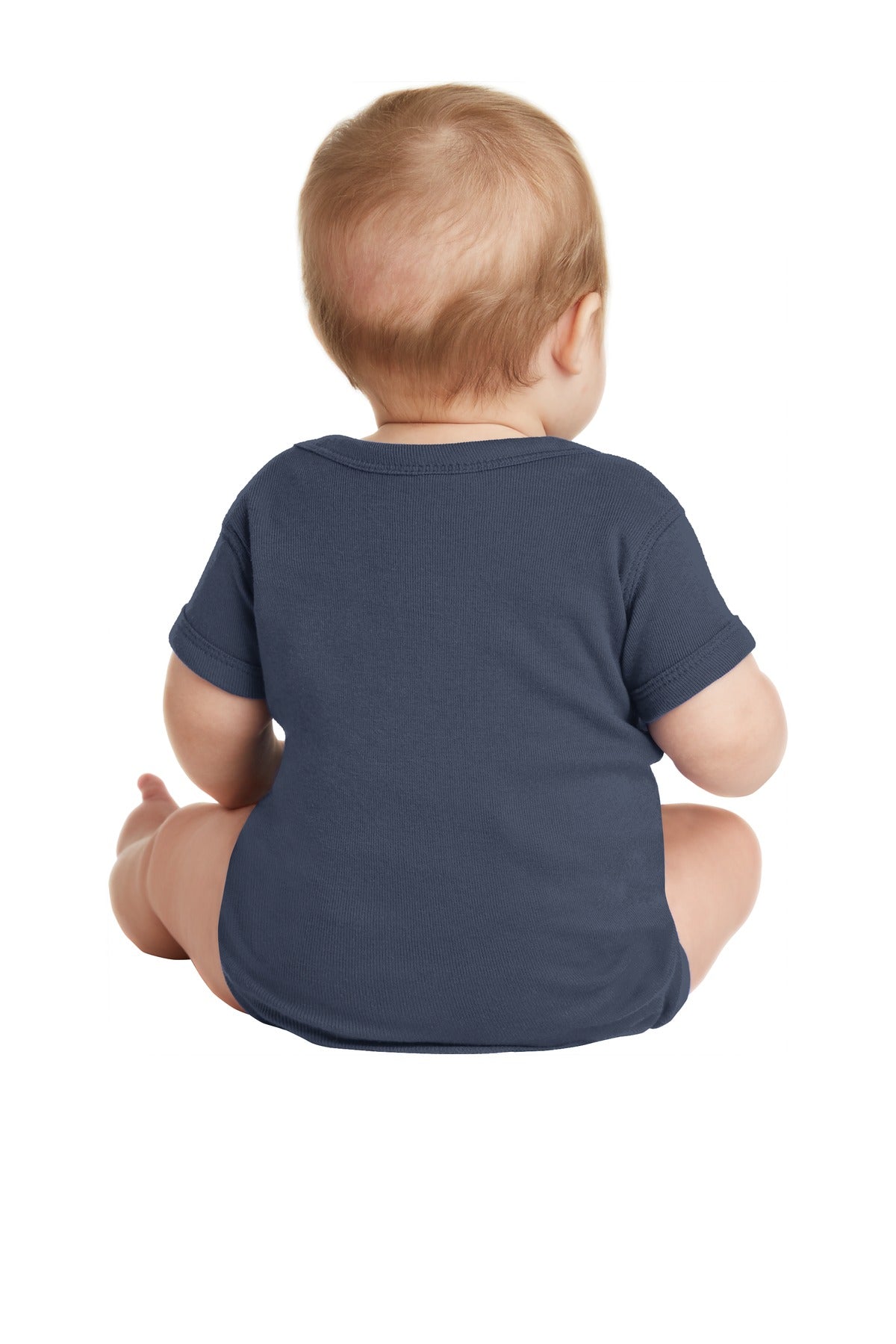 Rabbit Skins Infant Short Sleeve Baby Rib Bodysuit