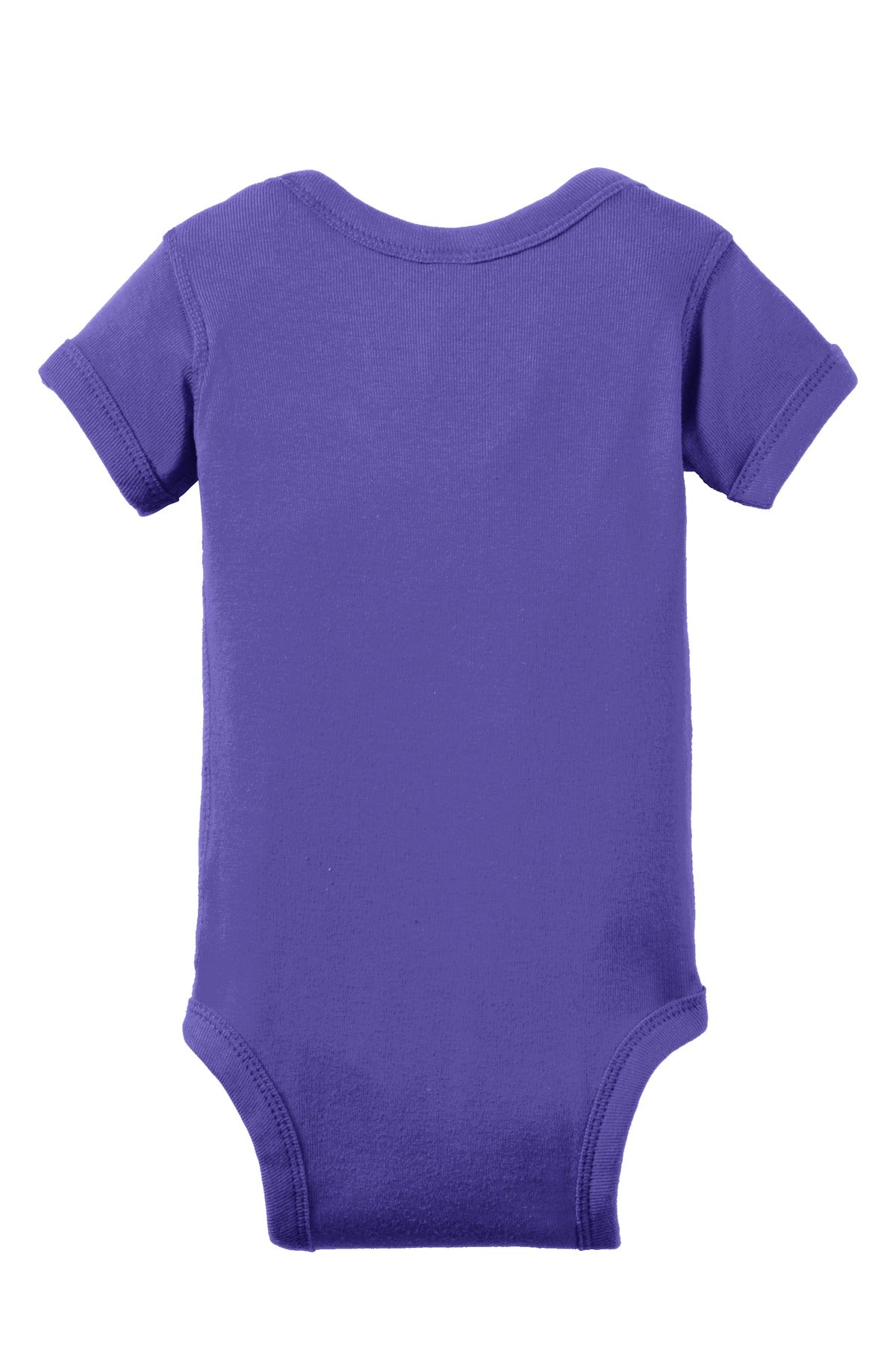 Rabbit Skins Infant Short Sleeve Baby Rib Bodysuit