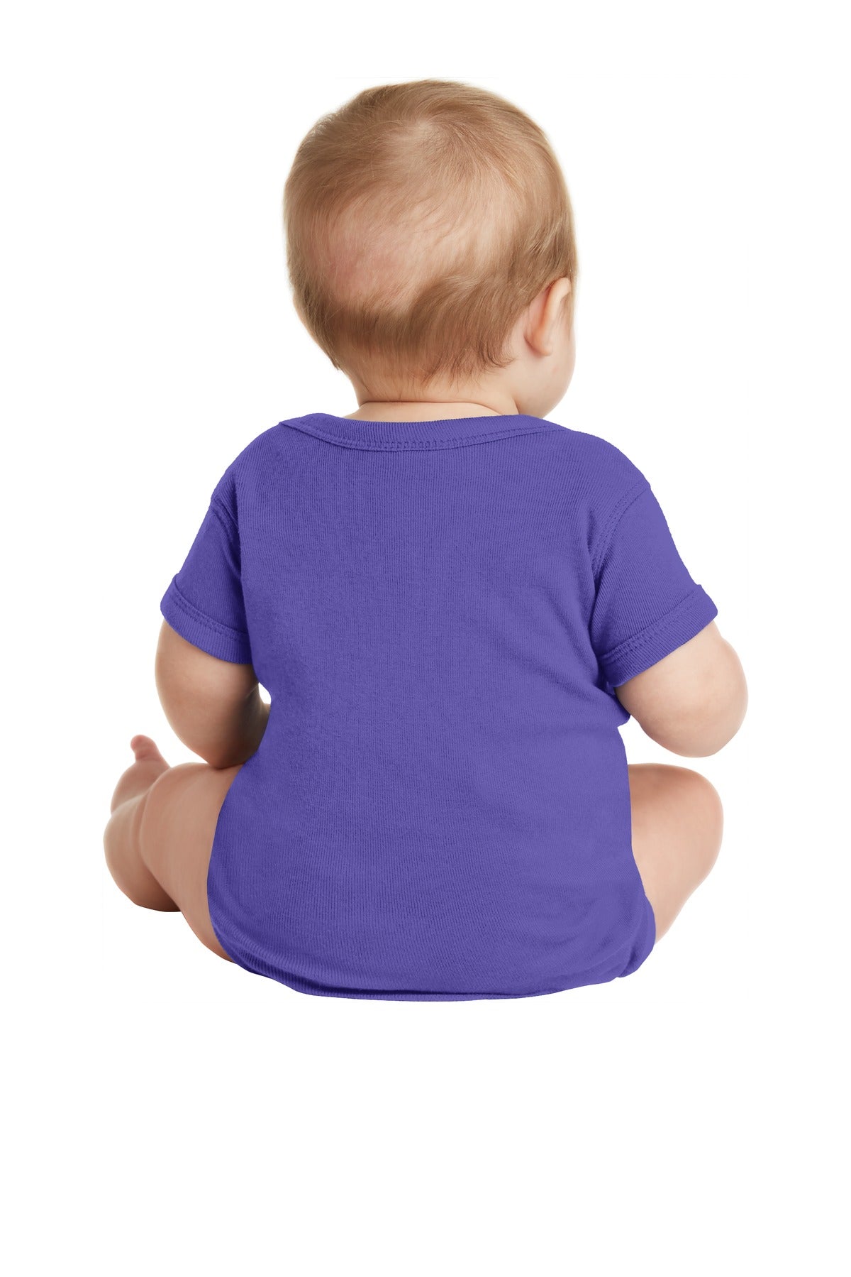 Rabbit Skins Infant Short Sleeve Baby Rib Bodysuit
