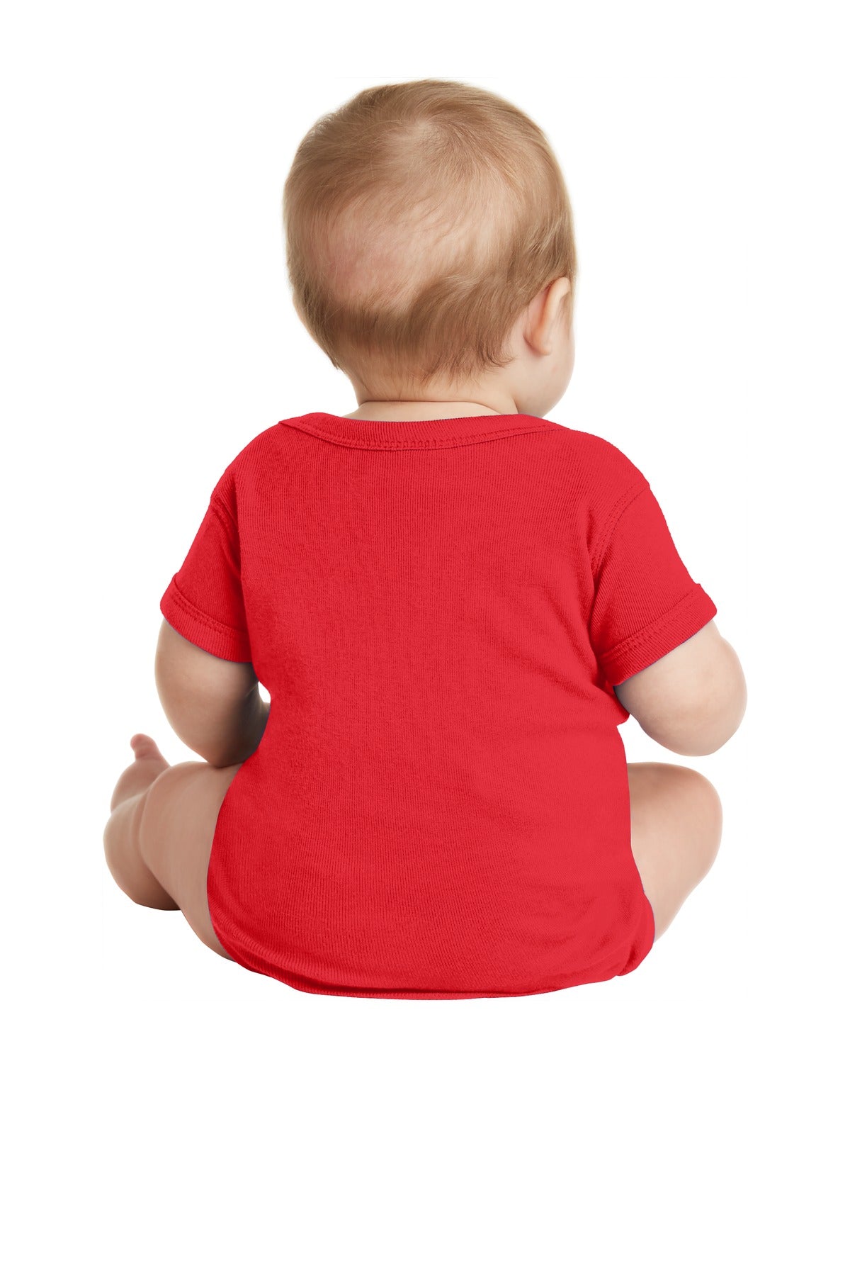 Rabbit Skins Infant Short Sleeve Baby Rib Bodysuit