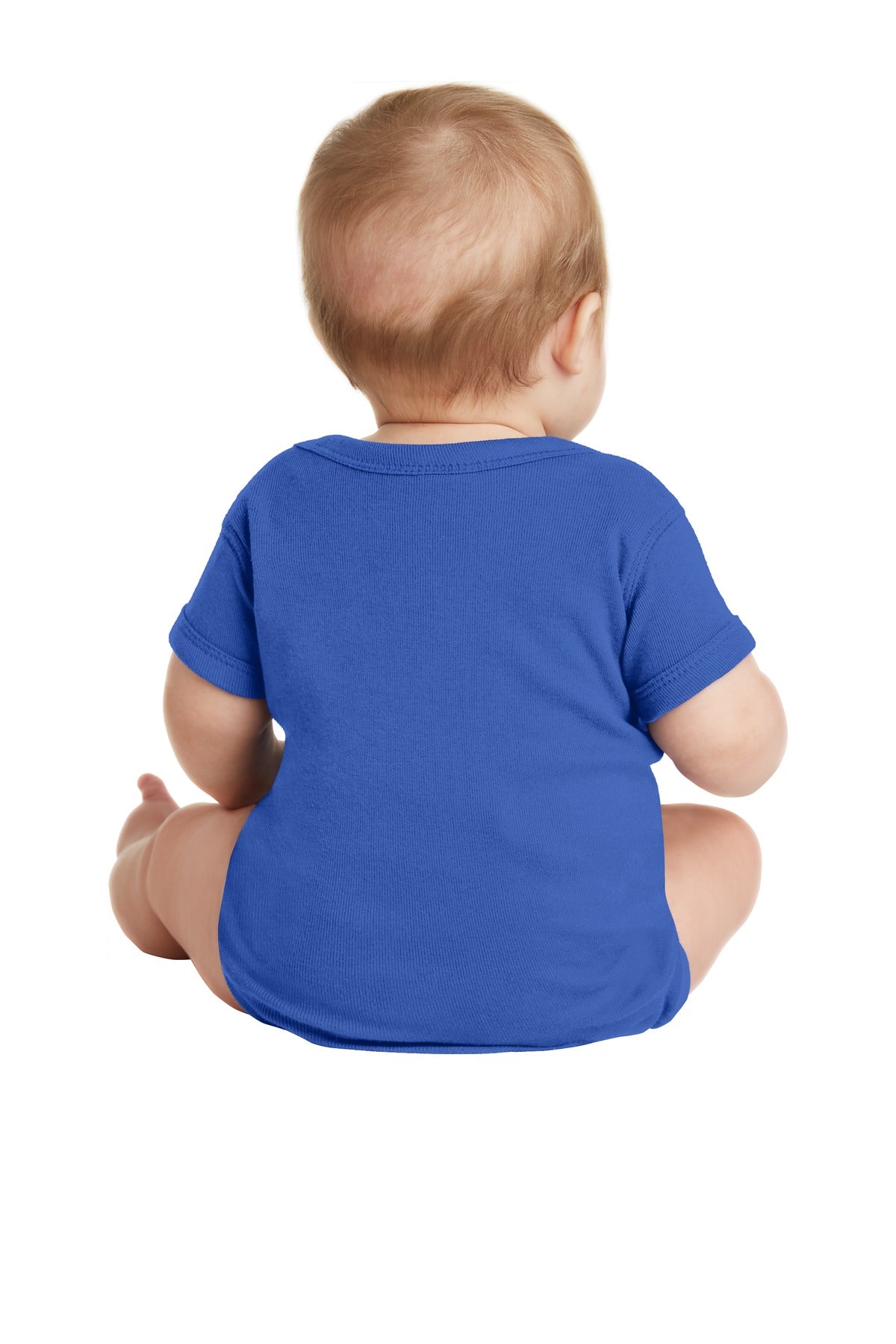 Rabbit Skins Infant Short Sleeve Baby Rib Bodysuit