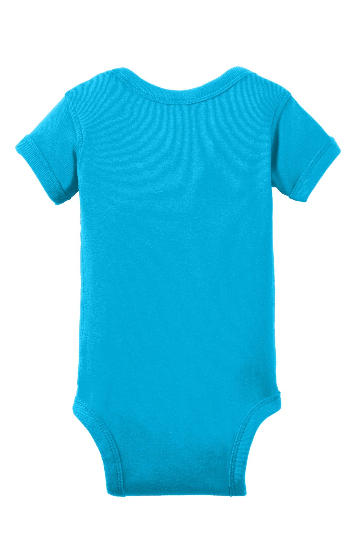 Rabbit Skins Infant Short Sleeve Baby Rib Bodysuit
