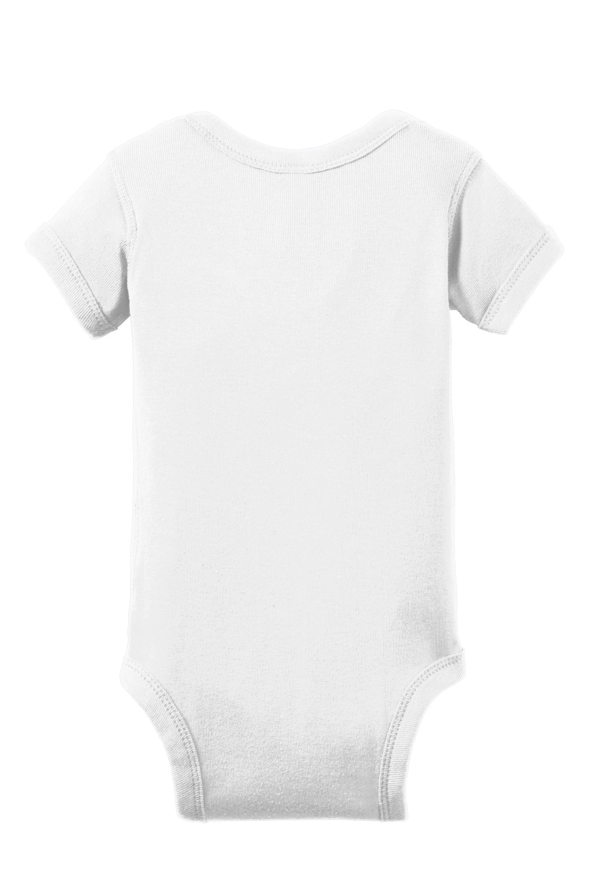 Rabbit Skins Infant Short Sleeve Baby Rib Bodysuit