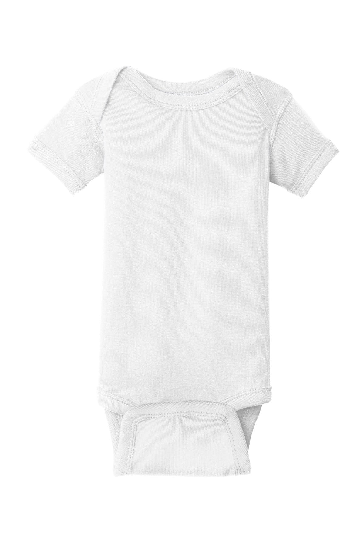 Rabbit Skins Infant Short Sleeve Baby Rib Bodysuit