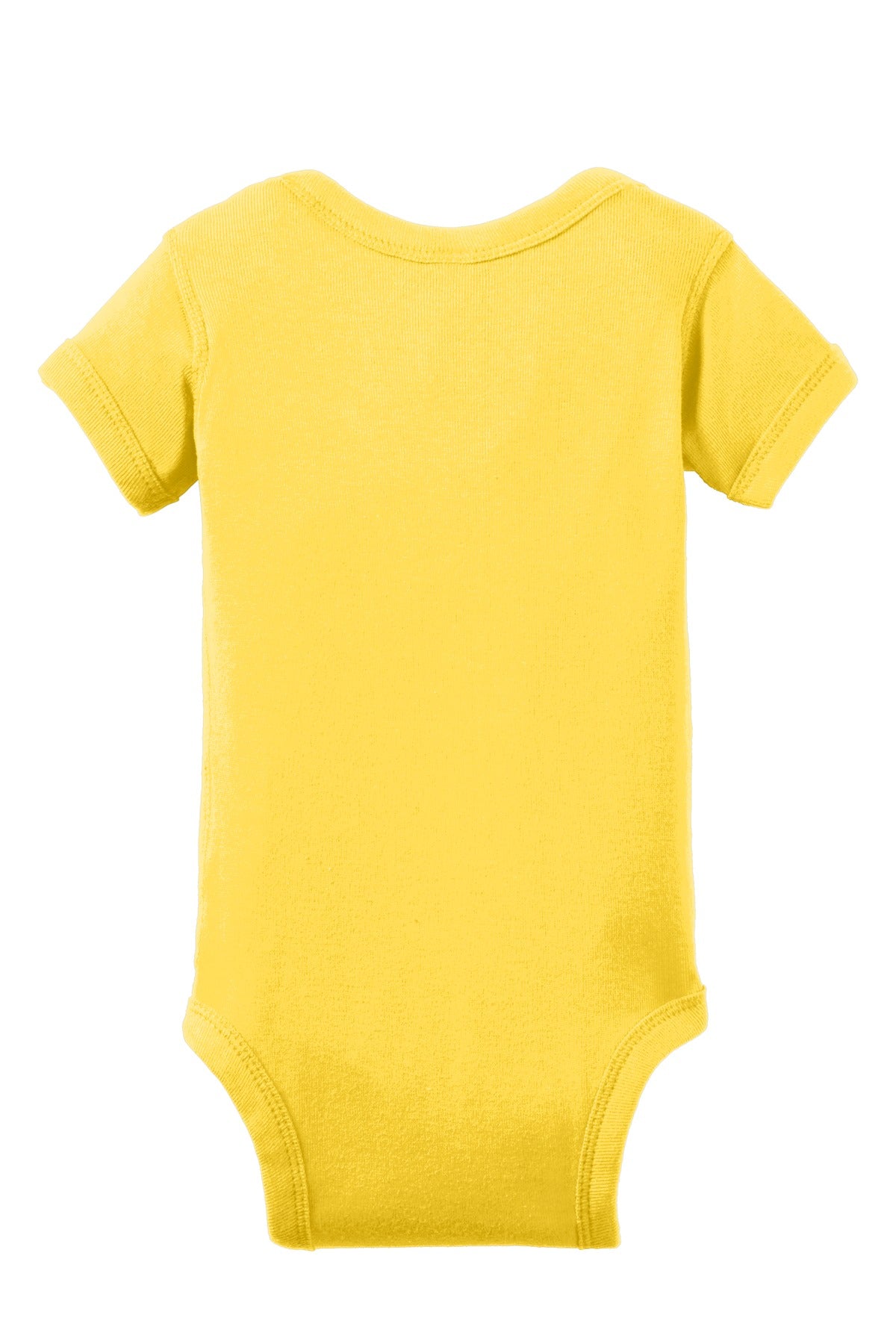 Rabbit Skins Infant Short Sleeve Baby Rib Bodysuit