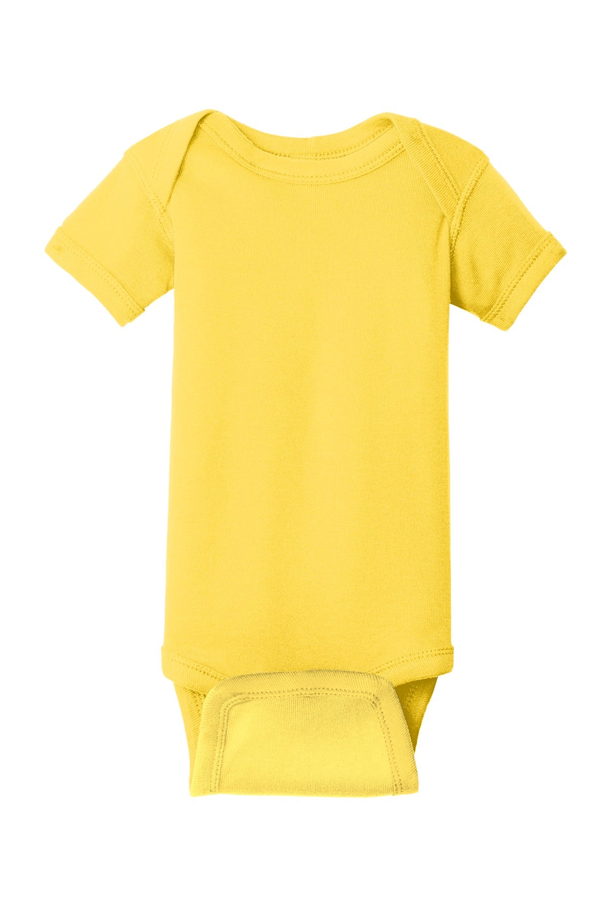 Rabbit Skins Infant Short Sleeve Baby Rib Bodysuit