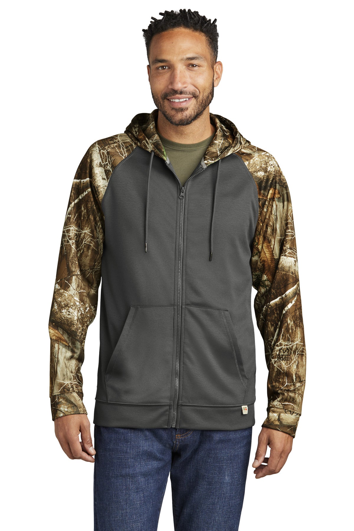 Russell Outdoors Realtree® Performance Colorblock Full-Zip Hoodie