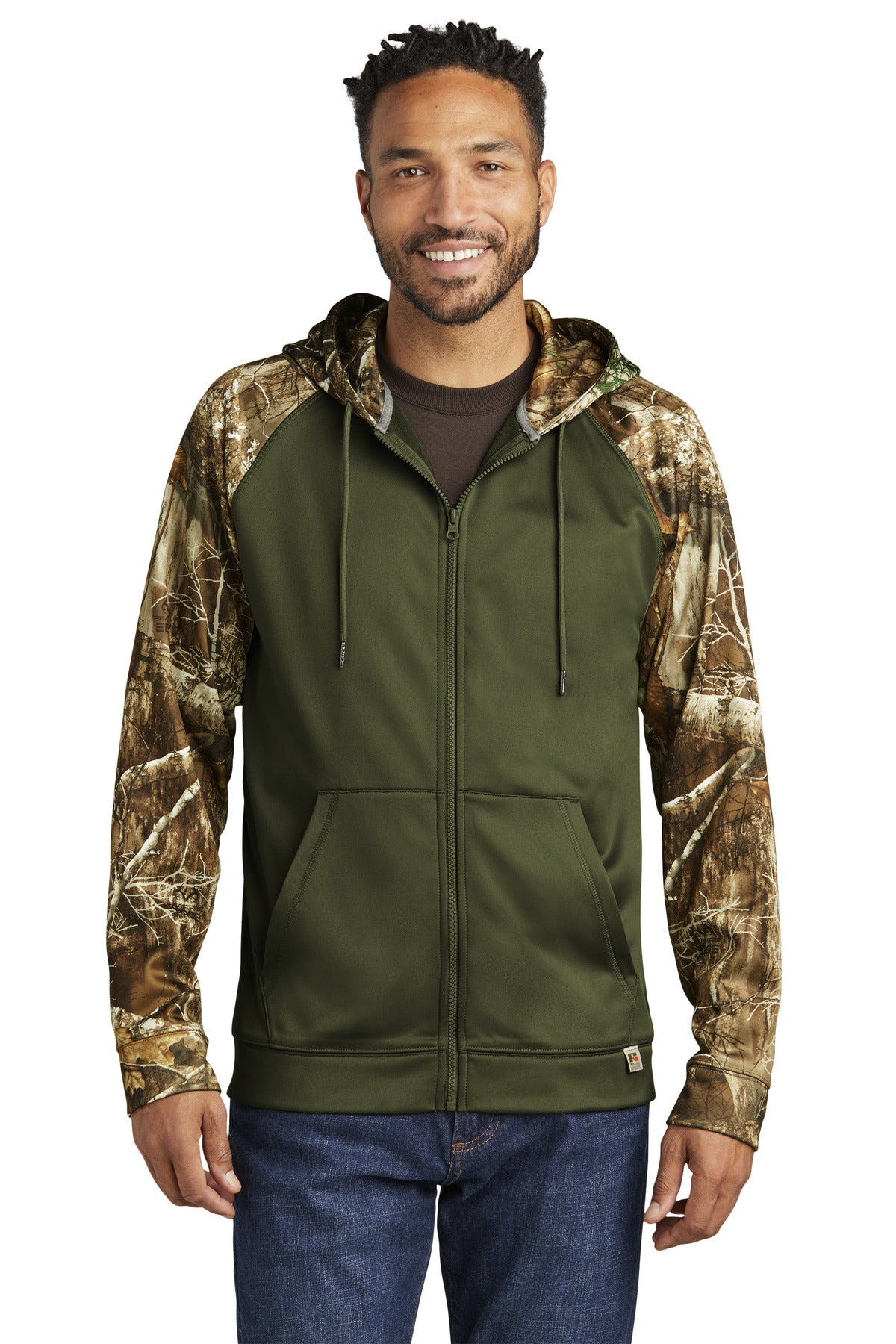 Russell Outdoors Realtree® Performance Colorblock Full-Zip Hoodie
