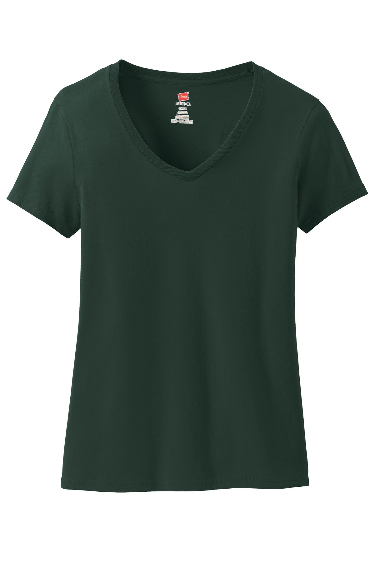 Hanes® Women's Perfect-T Cotton V-Neck T-Shirt