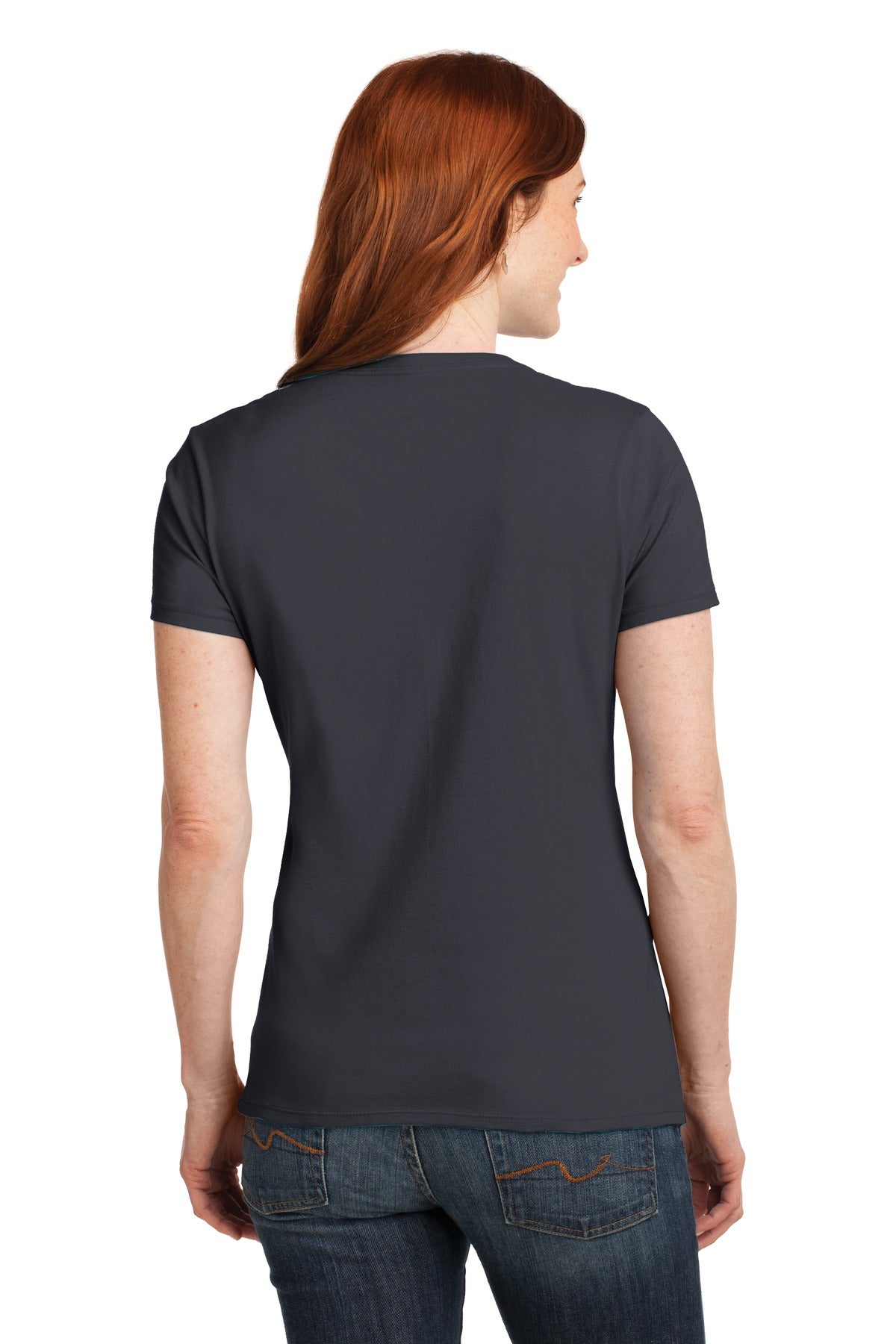 Hanes® Women's Perfect-T Cotton V-Neck T-Shirt