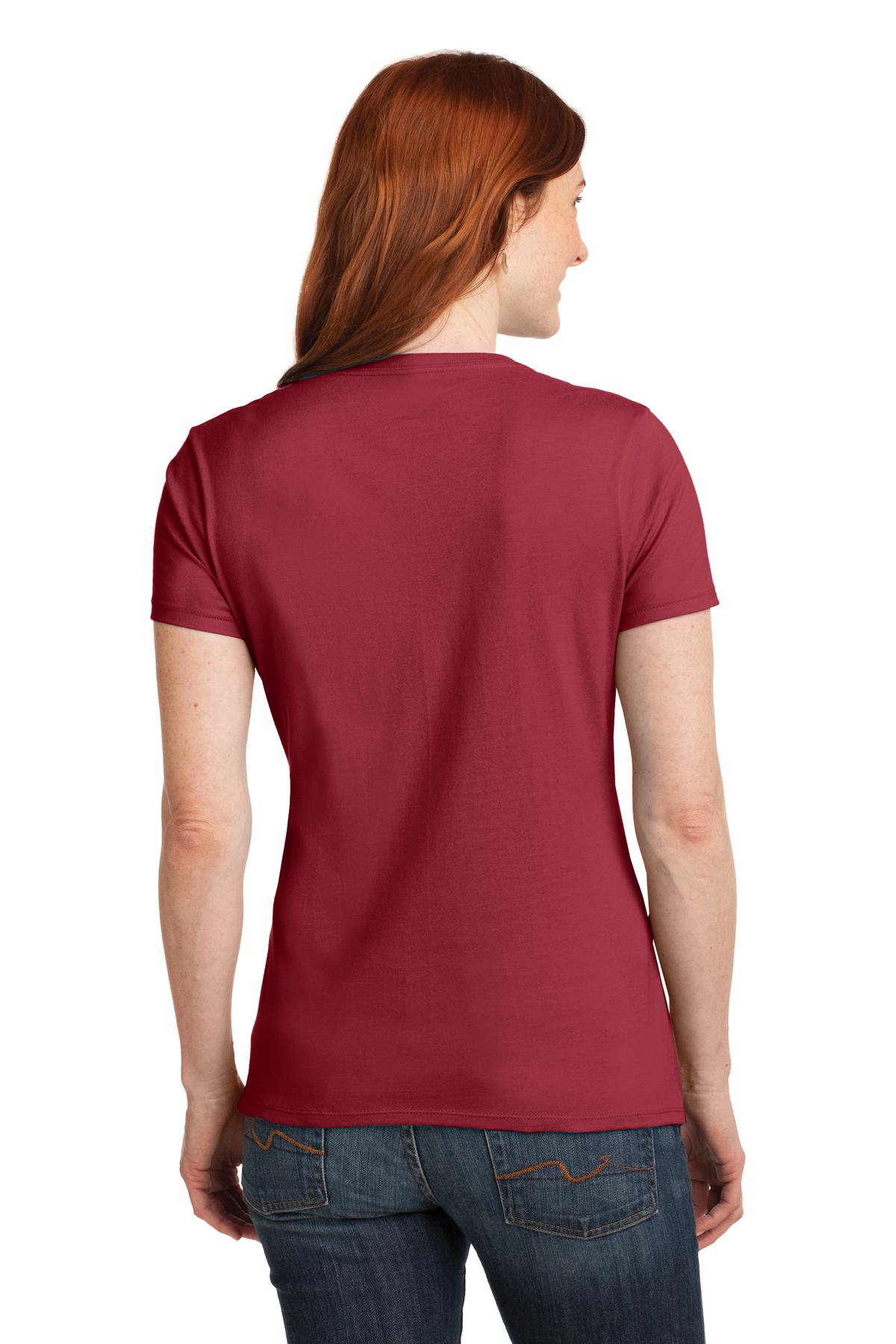 Hanes® Women's Perfect-T Cotton V-Neck T-Shirt