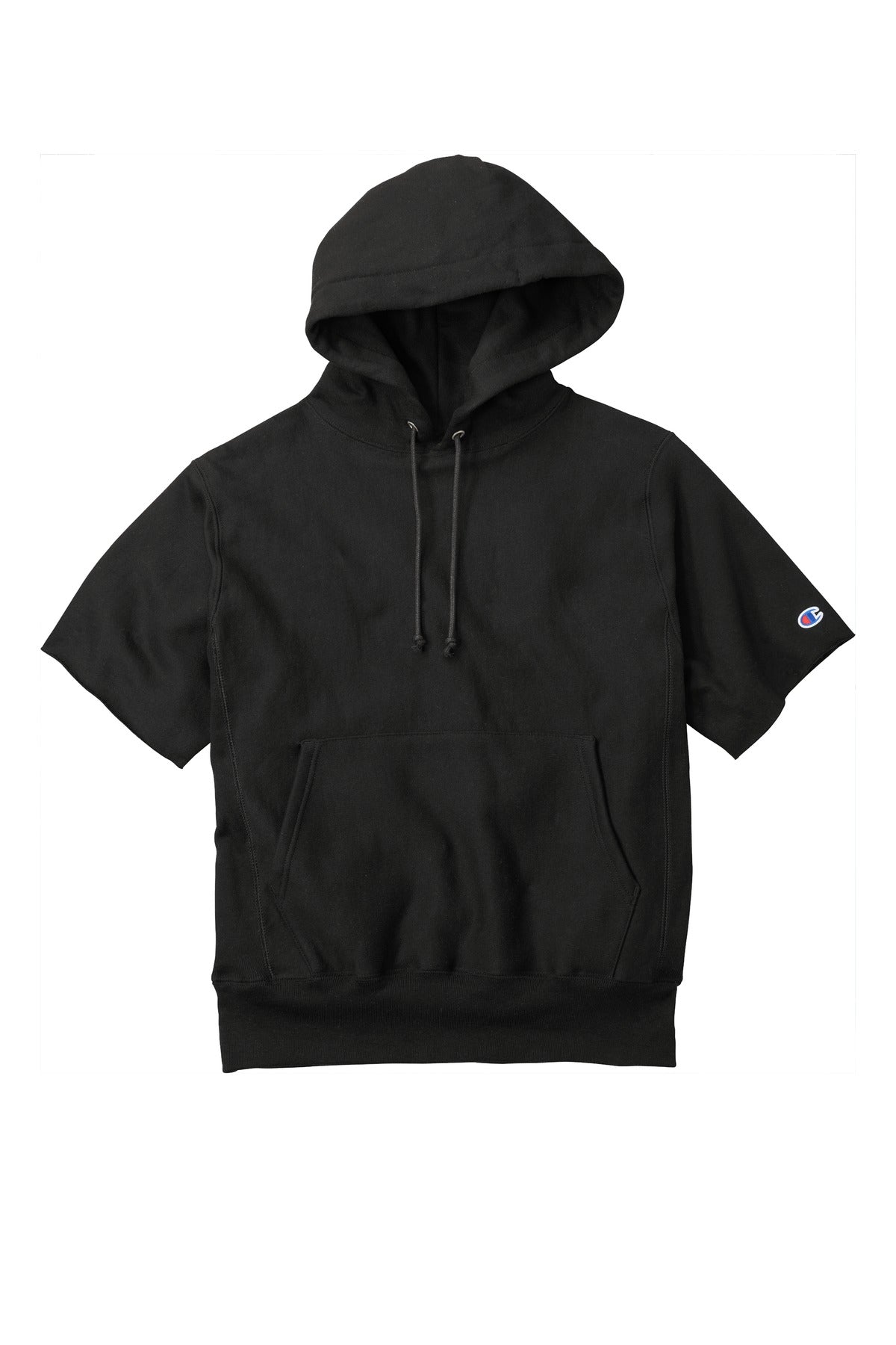 Champion® Reverse Weave® Short Sleeve Hooded Sweatshirt