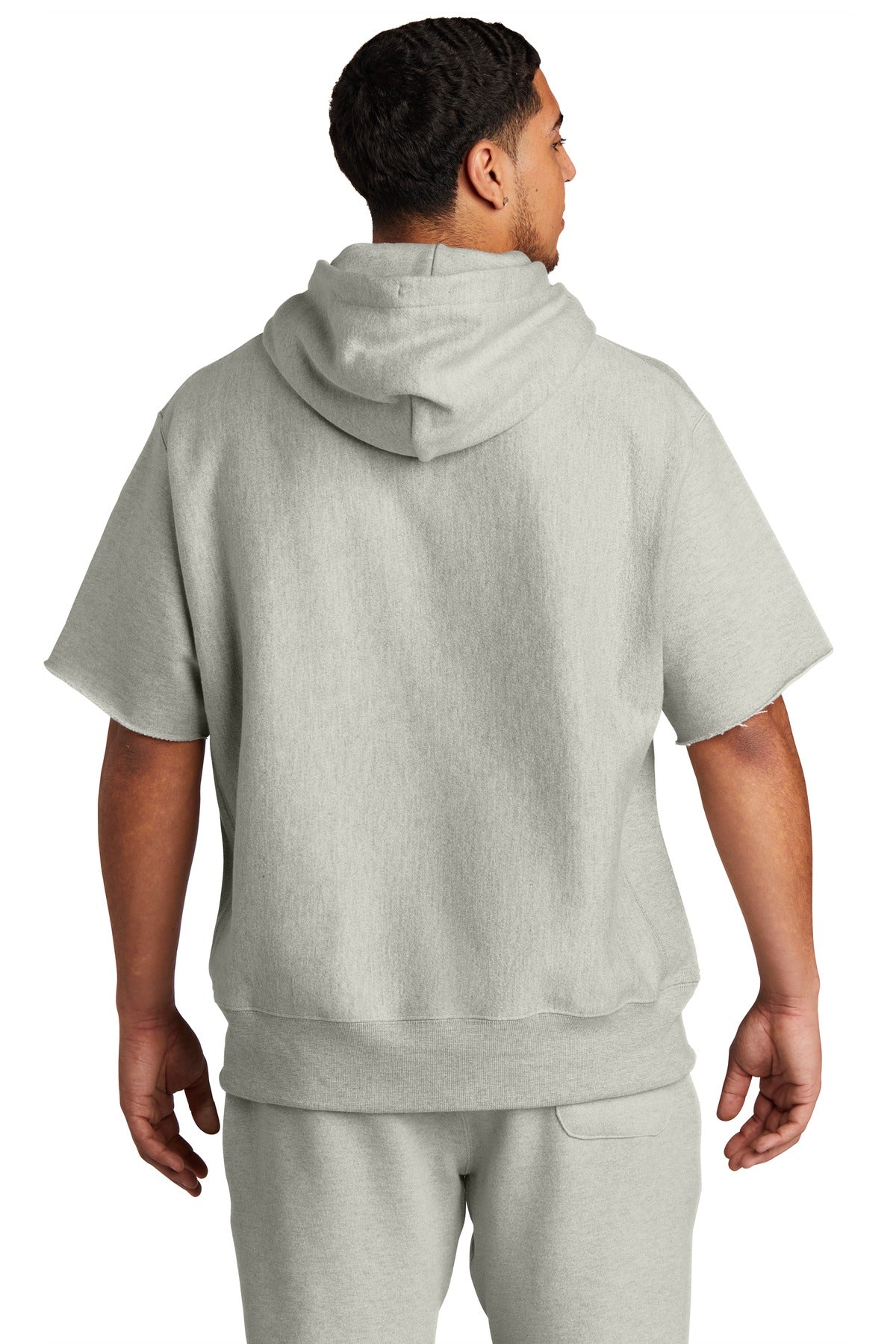 Champion® Reverse Weave® Short Sleeve Hooded Sweatshirt
