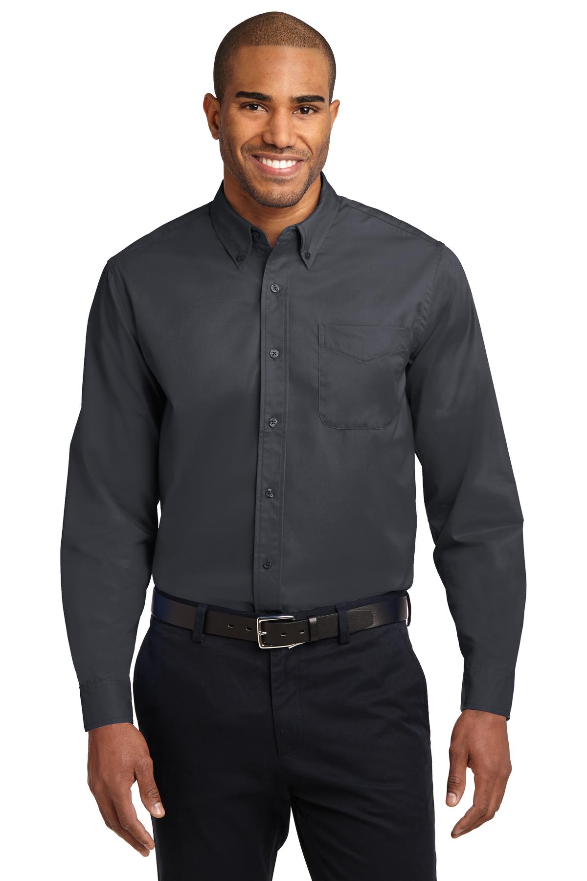 Port Authority® Extended Size Long Sleeve Easy Care Shirt (CORE COLORS)