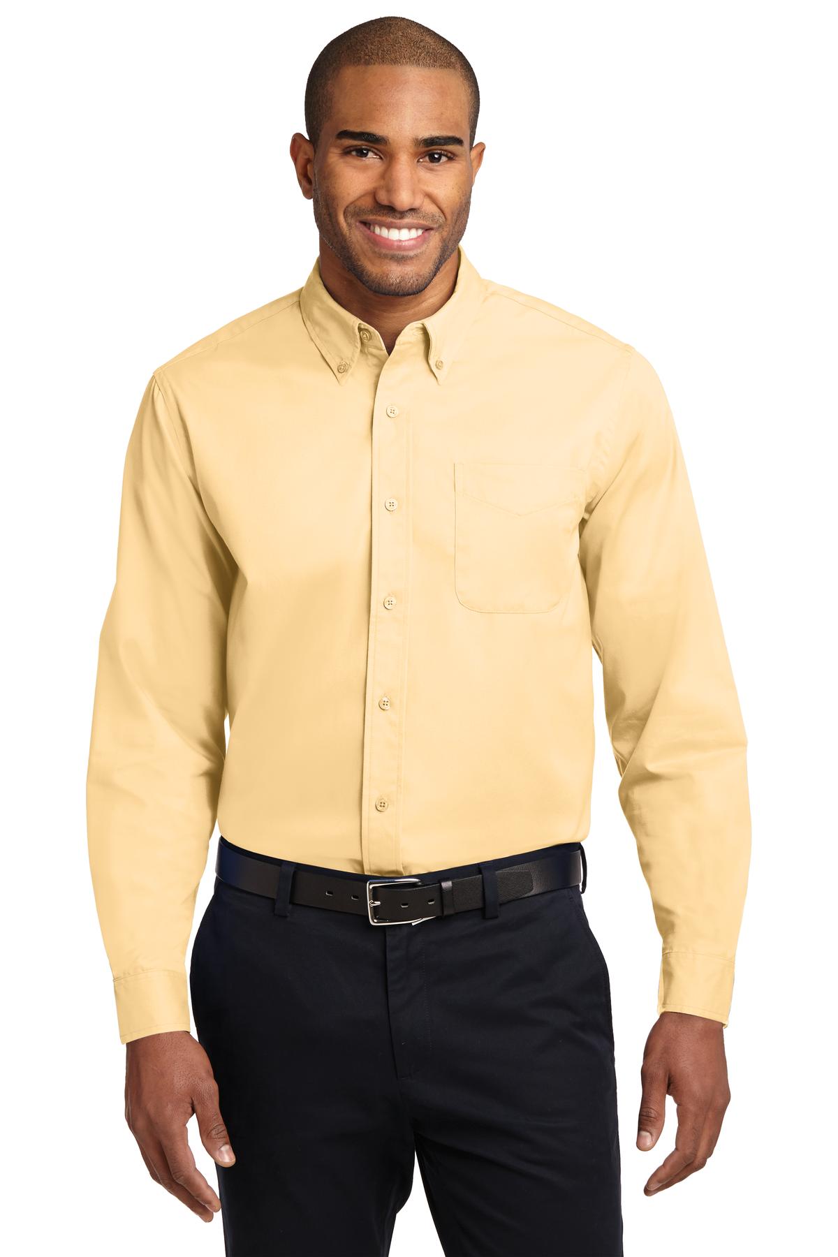 Port Authority® Extended Size Long Sleeve Easy Care Shirt (CORE COLORS)