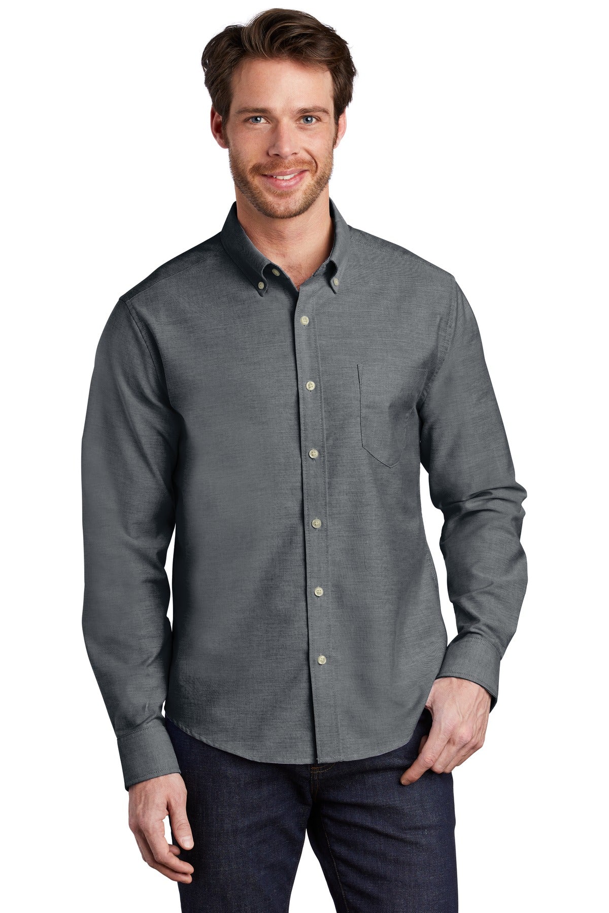 Port Authority® Untucked Fit SuperPro Oxford