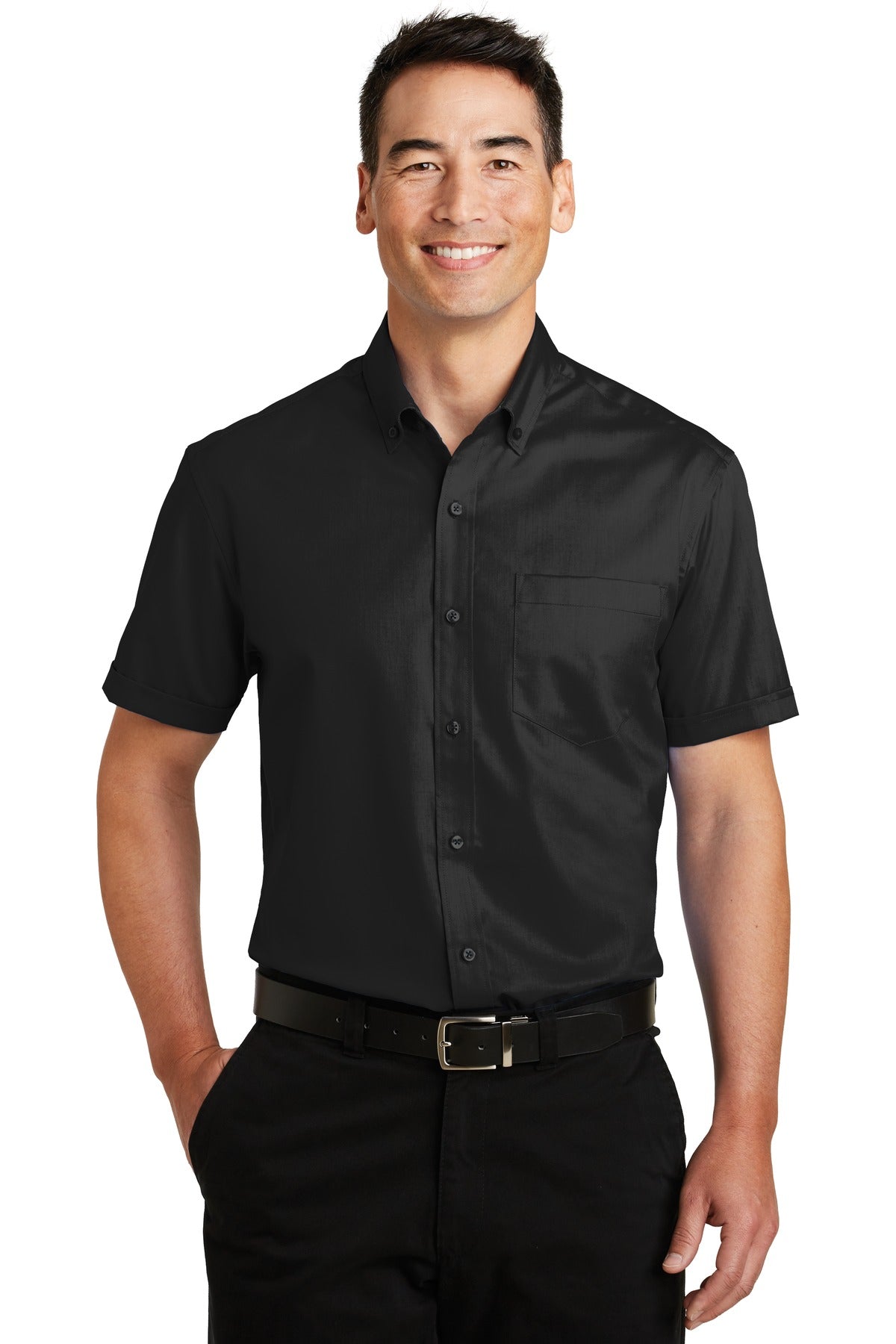Port Authority® Short Sleeve SuperPro Twill Shirt