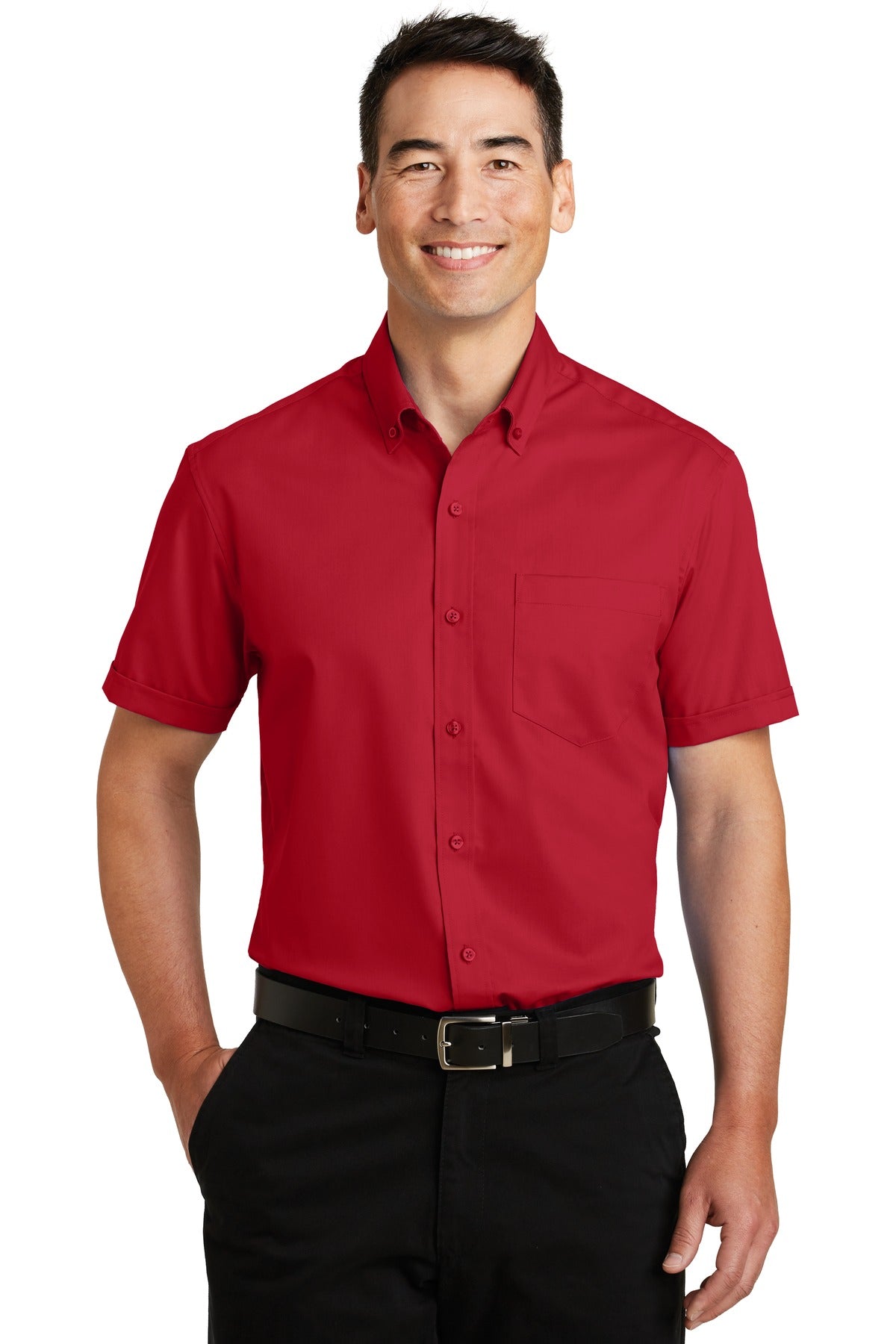 Port Authority® Short Sleeve SuperPro Twill Shirt