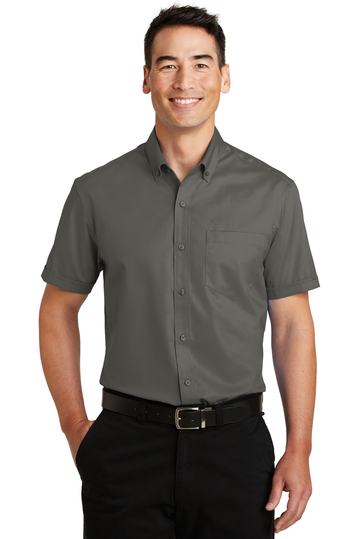 Port Authority® Short Sleeve SuperPro Twill Shirt